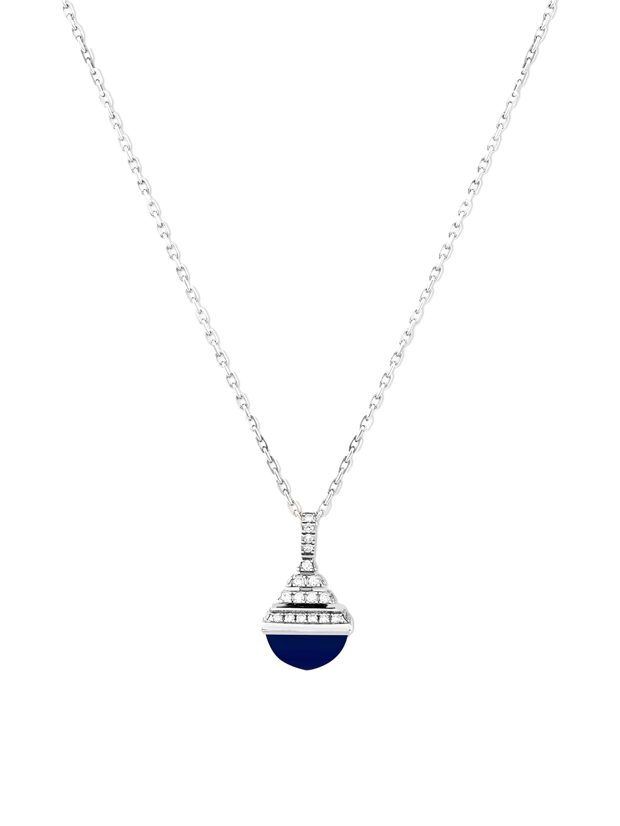 Marli Women's Cleo By MARLI 18K White Gold, Lapis Lazuli, & Diamond Pendant Necklace - White Gold