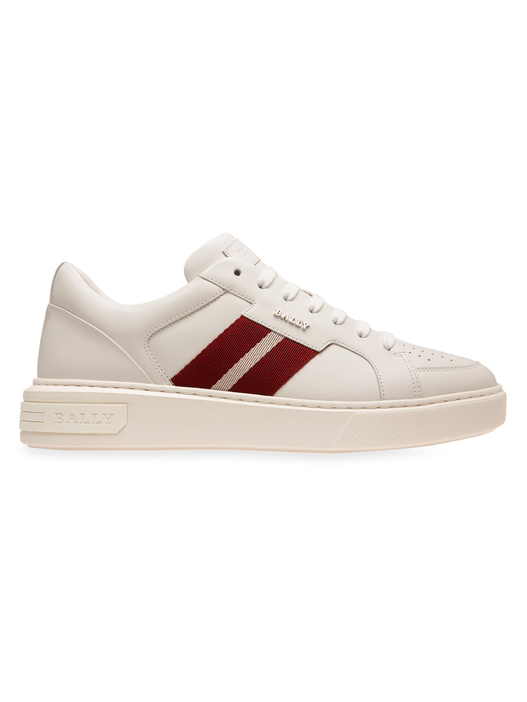 Bally Tyger leather sneakers - White