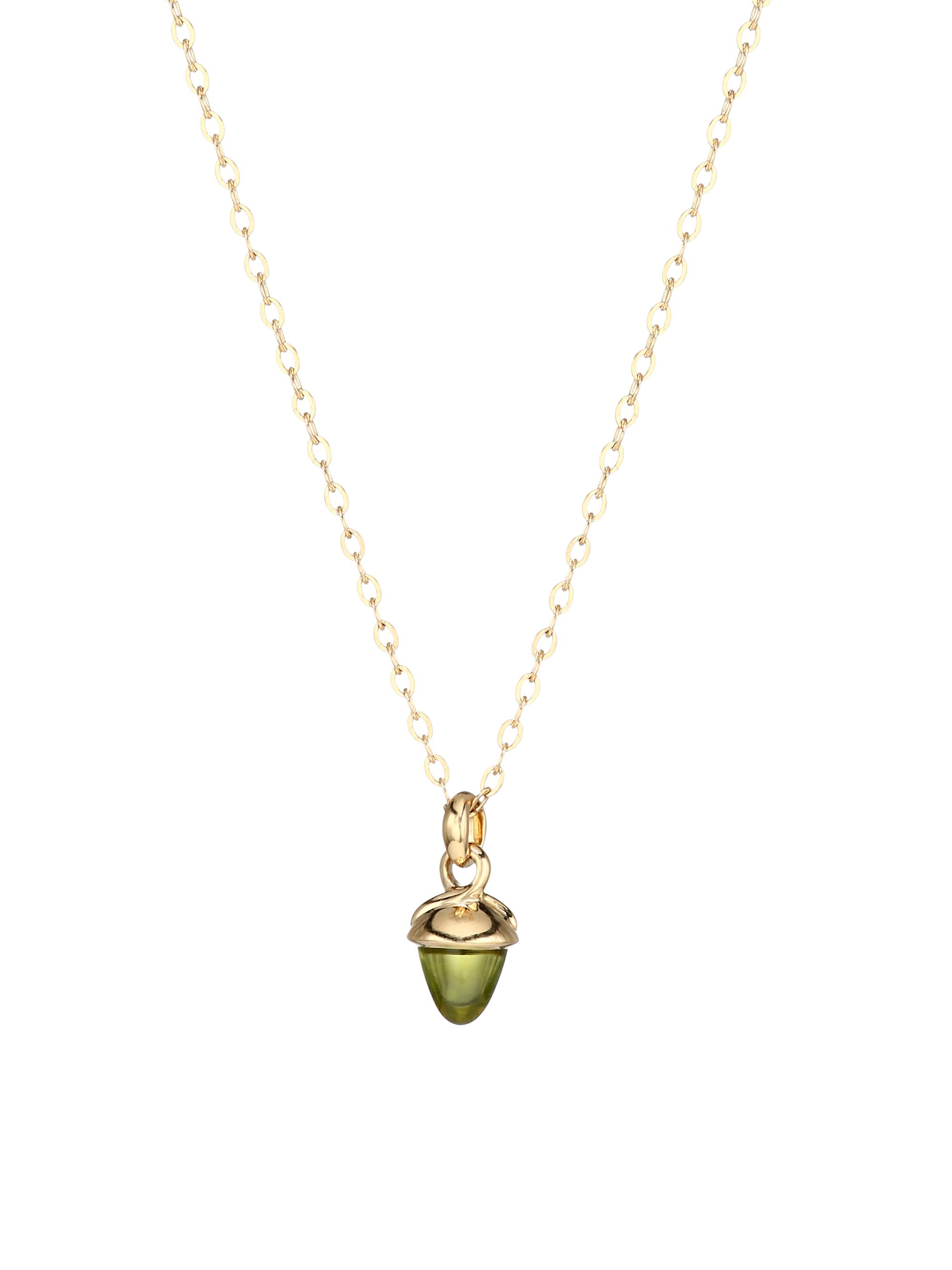 Tamara Comolli Women's My Mikado 18K Yellow Gold & Green Peridot Acorn Pendant Necklace - Green Peridot