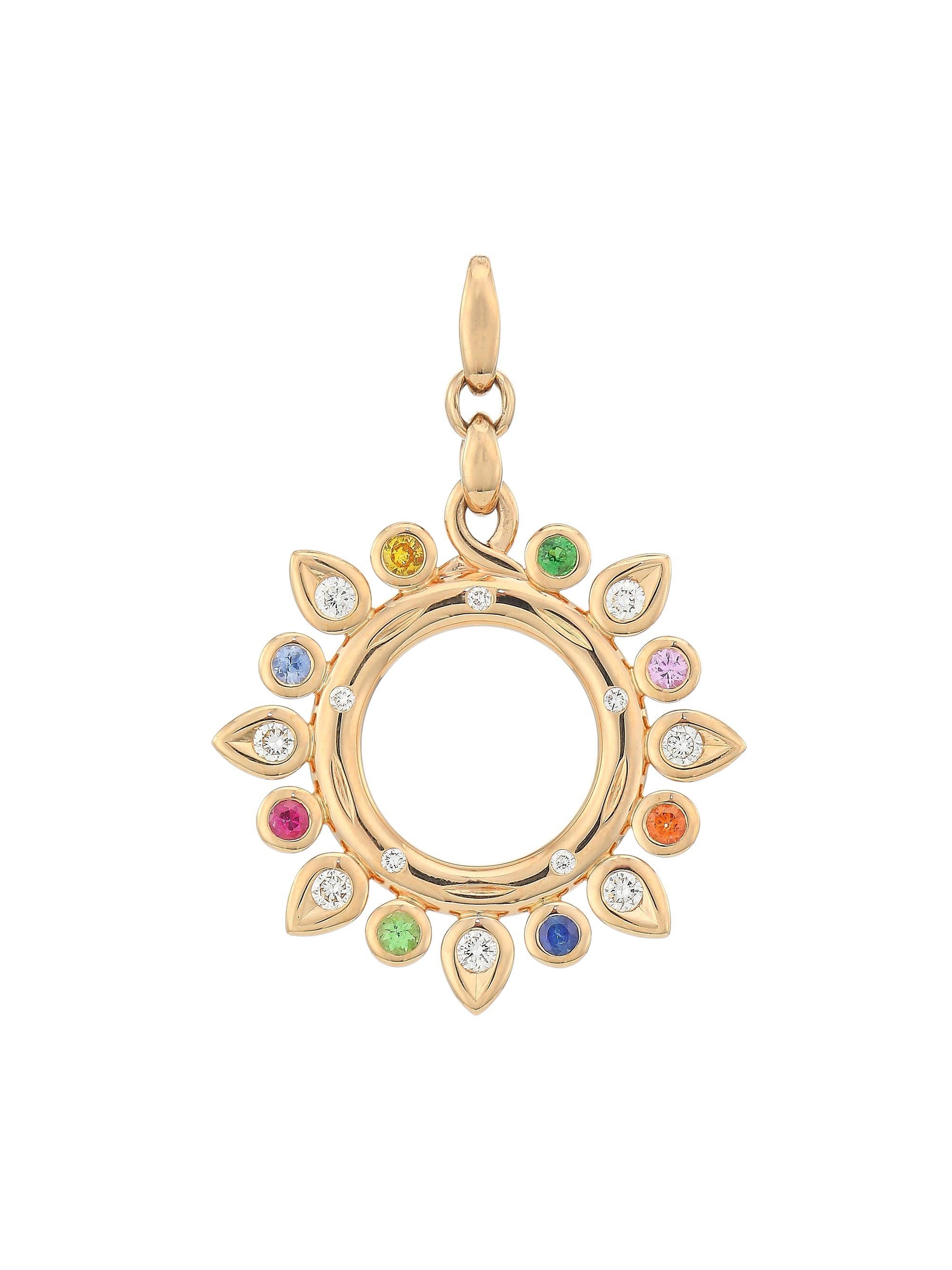 Tamara Comolli Women's 18K Yellow Gold & Multicolor Gemstone Pendant - Yellow Gold