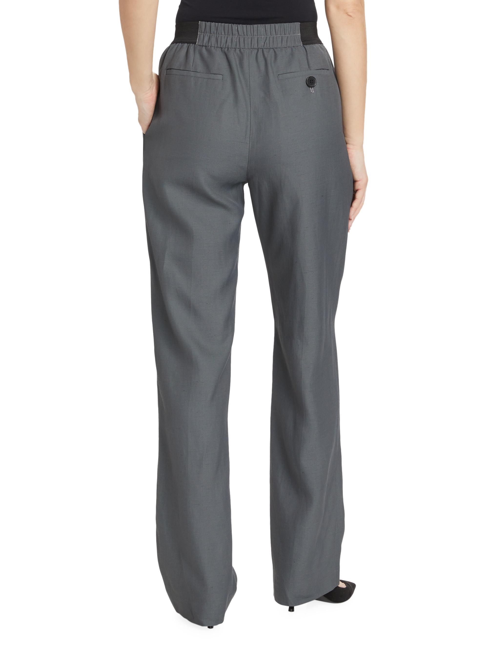 Loulou de Saison Takaroa Straight-Leg Linen Pants | Saks Fifth Avenue