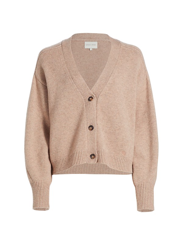 Shop Loulou Studio Zanzibar V-Neck Wool & Cashmere Knit Shop Loulou Studio Zanzibar V-Neck Wool & Cashmere Knit