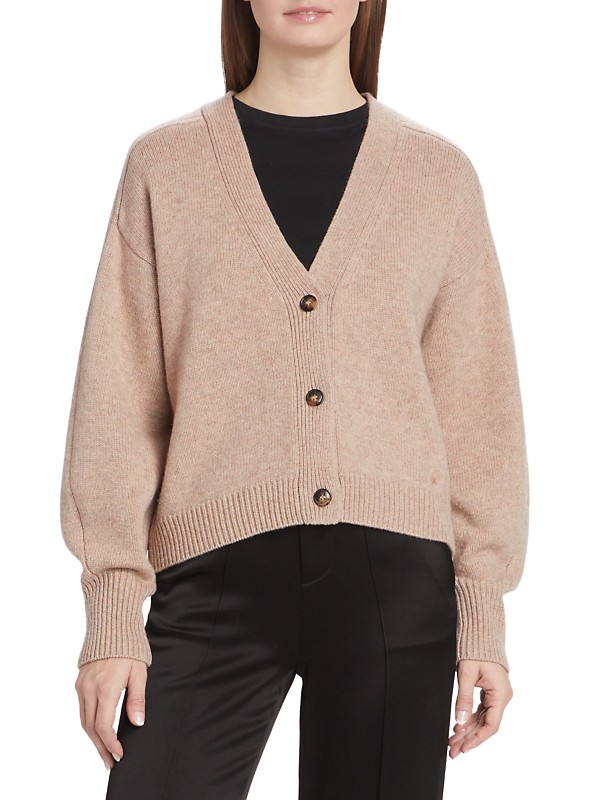 Shop Loulou Studio Zanzibar V-Neck Wool & Cashmere Knit Shop Loulou Studio Zanzibar V-Neck Wool & Cashmere Knit