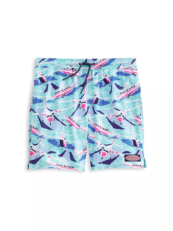 Pastel-Quiet Blue Beach Shorts, Men's Swimming Shorts