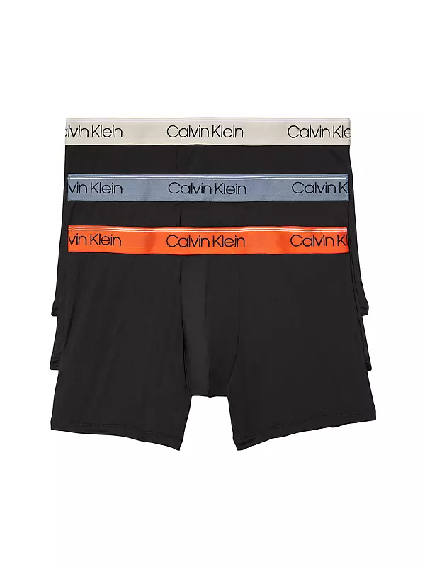 3pcs/set Nylon Maternity Underwear, Black/light Red/gray