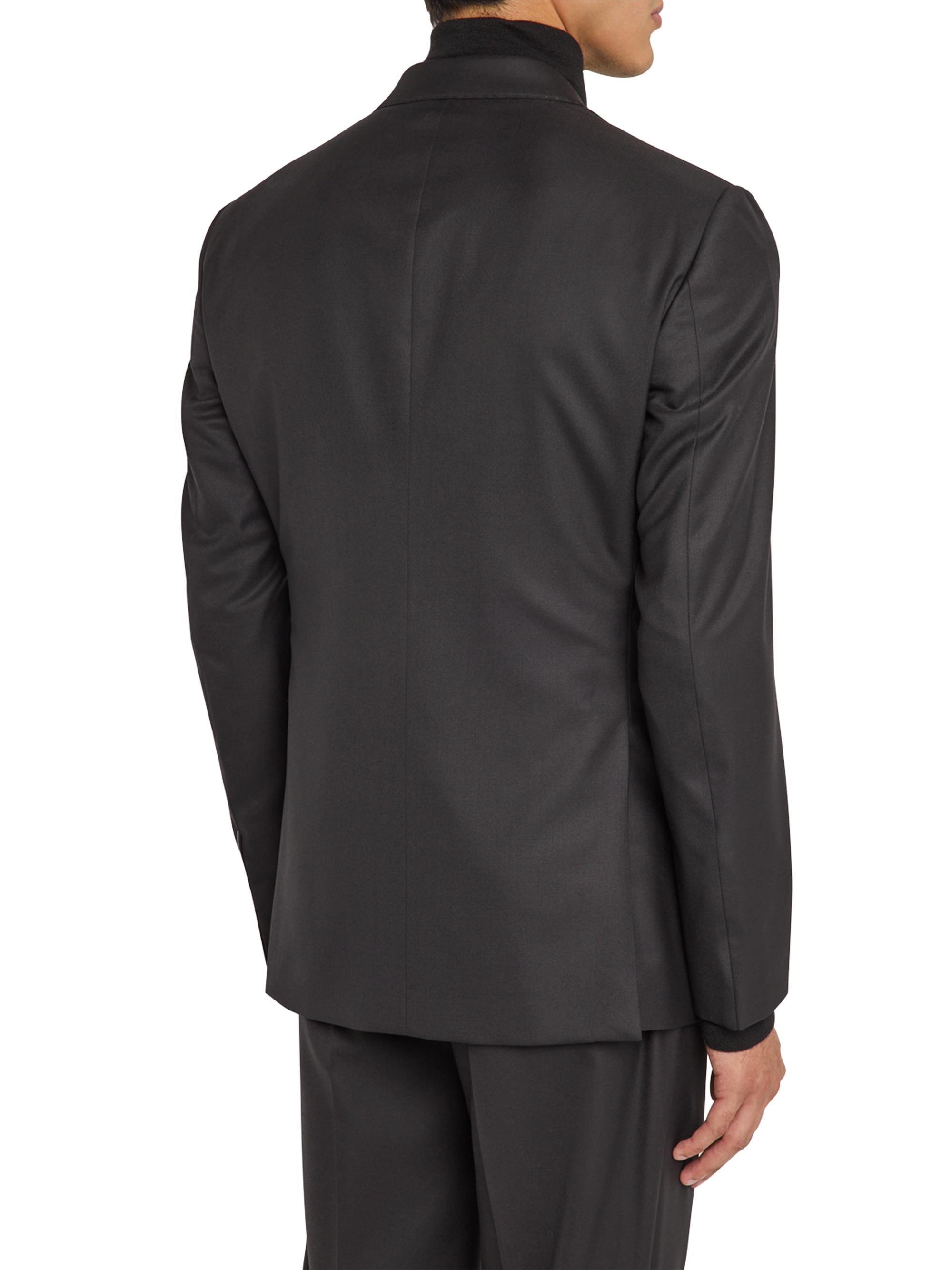Giorgio Armani Basic Wool Single-Breasted Suit | Saks Fifth Avenue