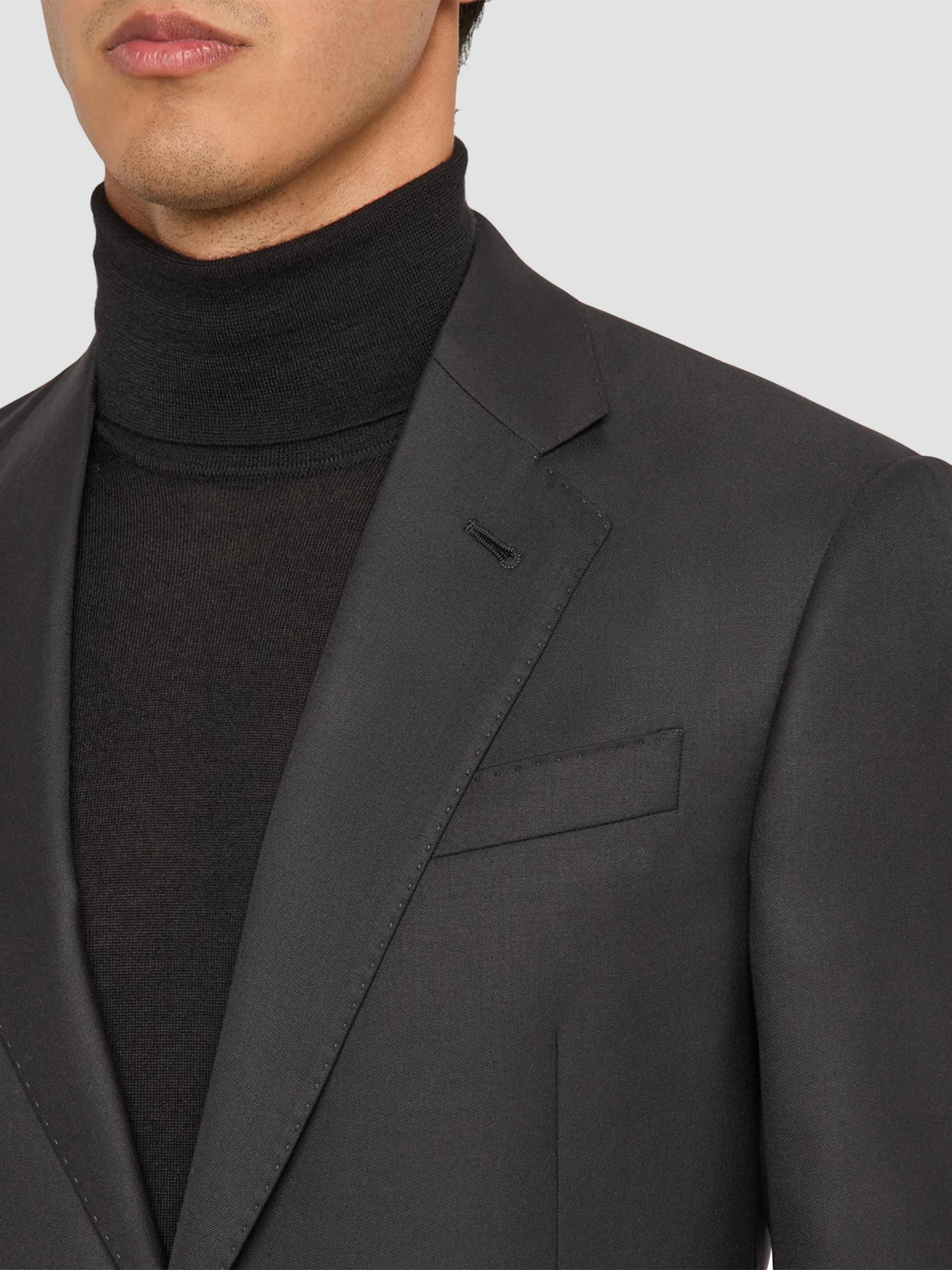 Giorgio Armani Basic Wool Single-Breasted Suit | Saks Fifth Avenue