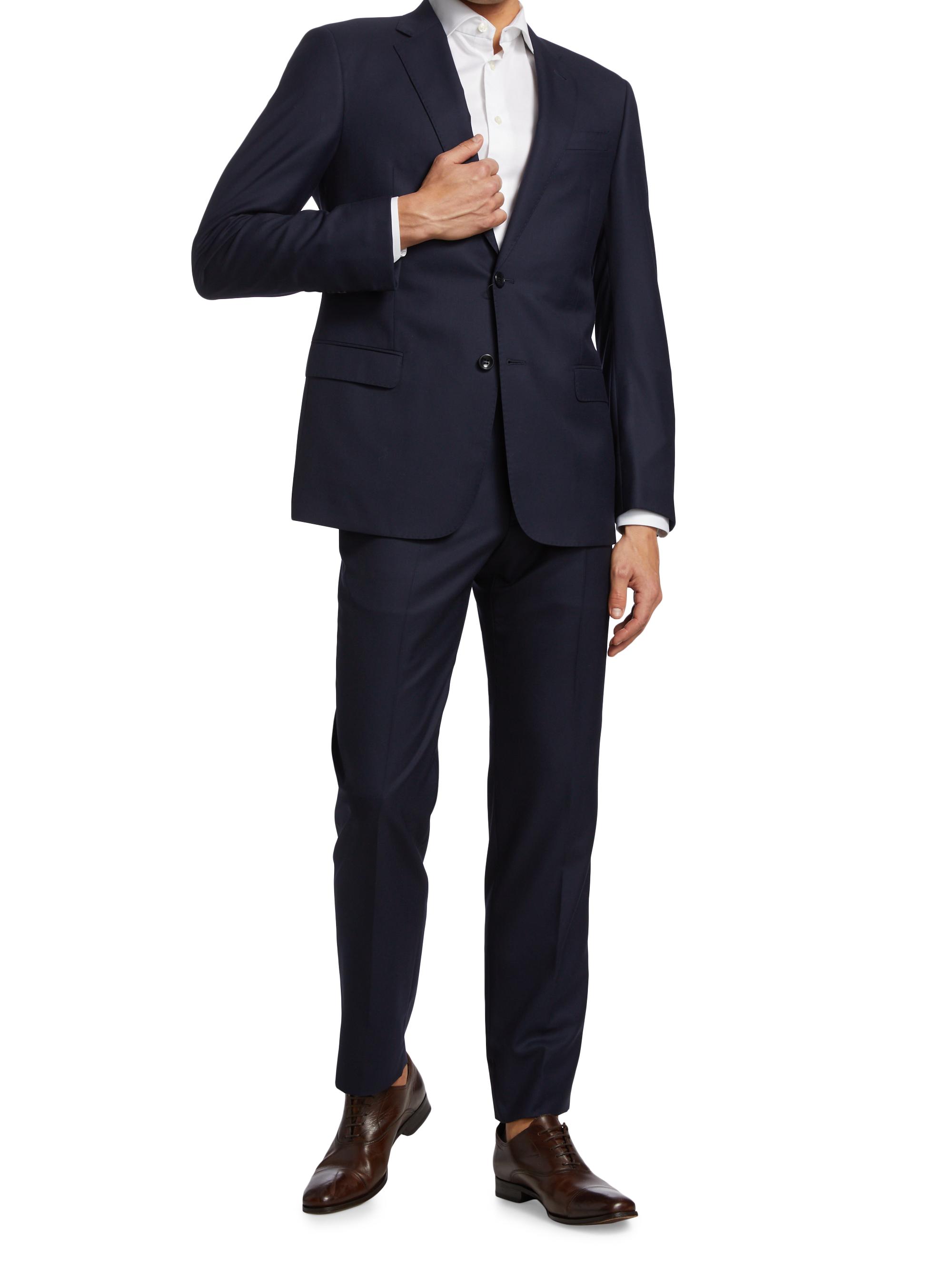 Giorgio Armani Wool Two-Piece Suit | Saks Fifth Avenue