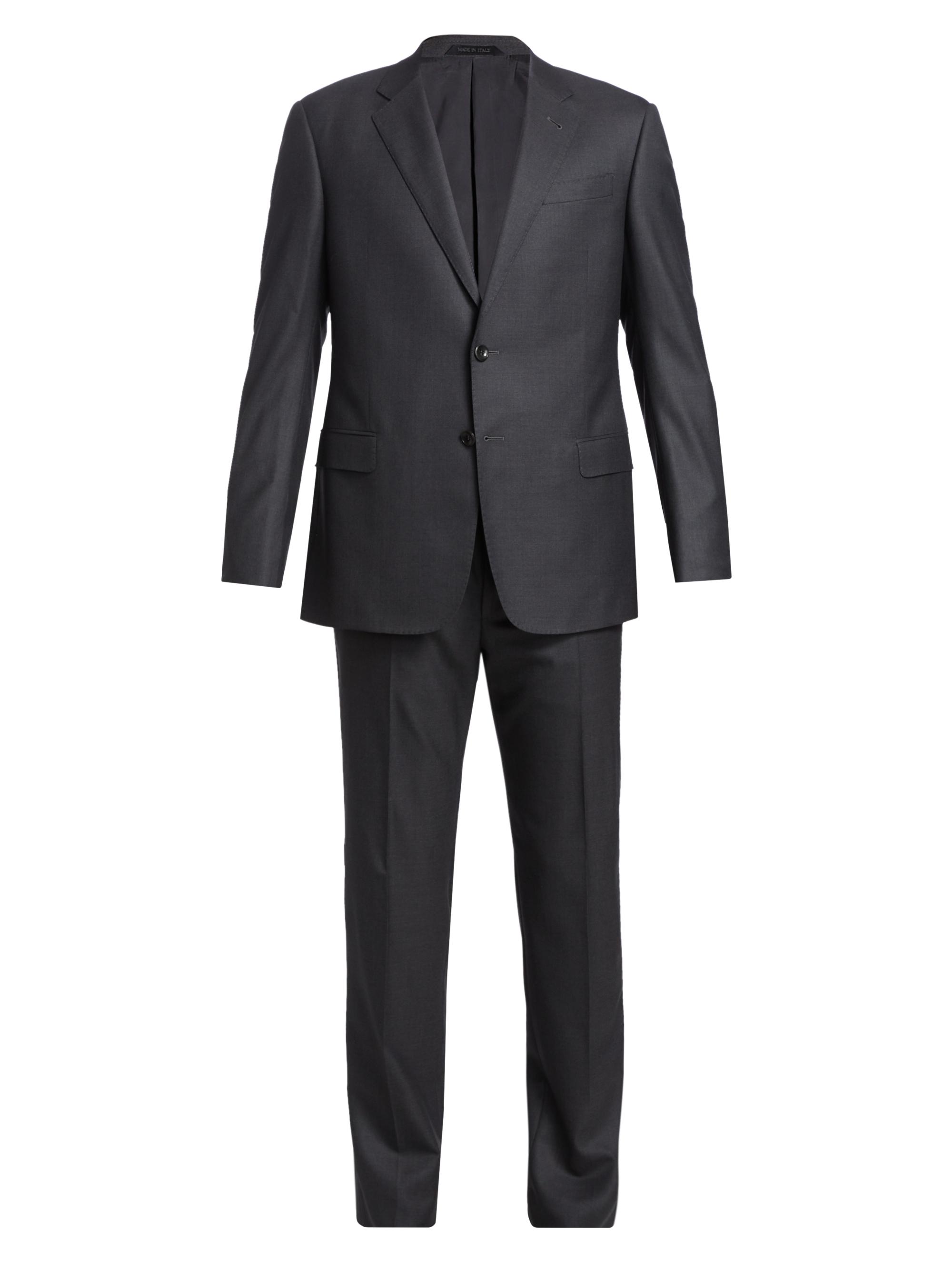 Giorgio Armani Wool Two-Piece Suit | Saks Fifth Avenue