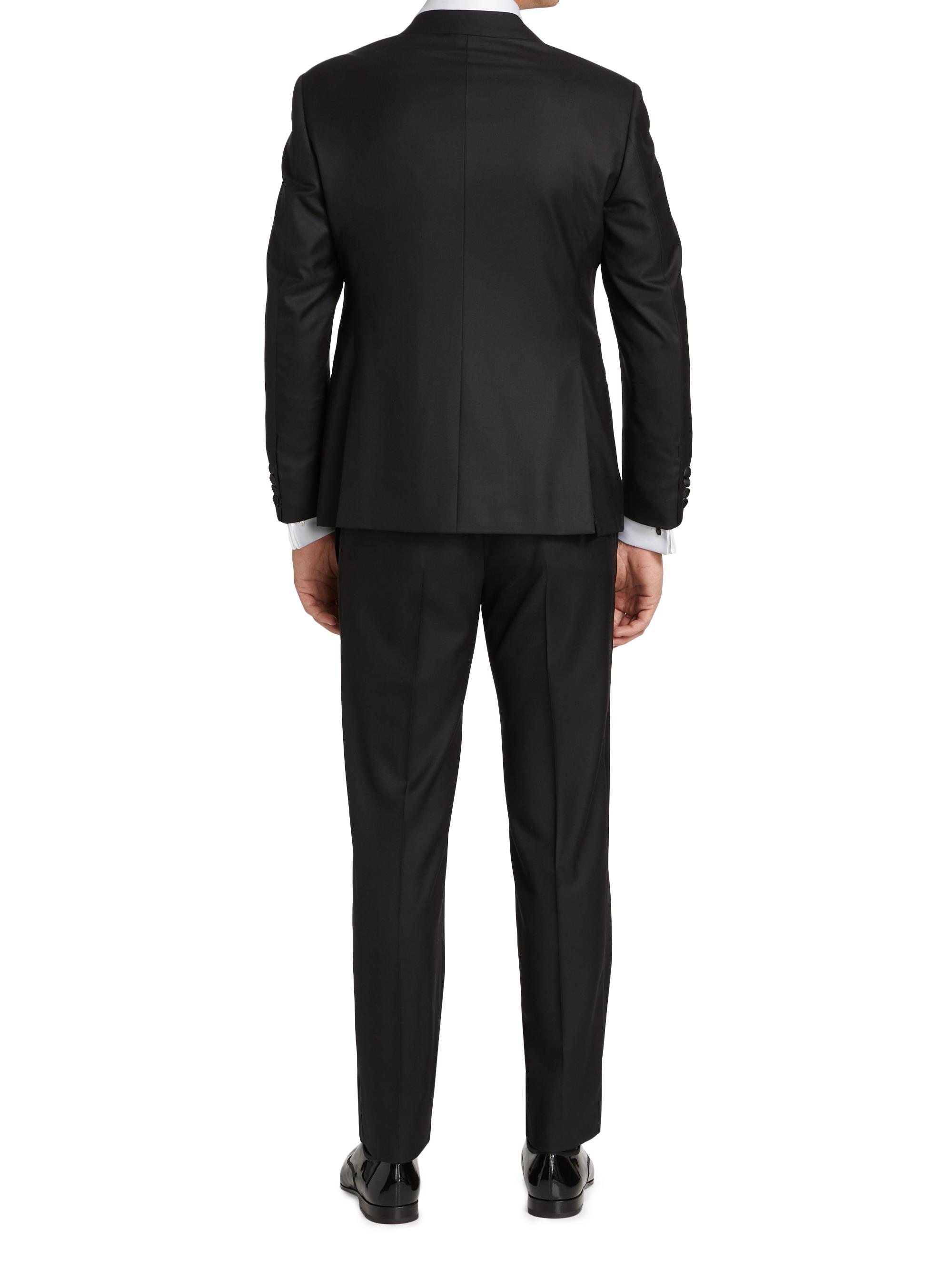 Giorgio Armani Wool 2-Piece Tuxedo | Saks Fifth Avenue