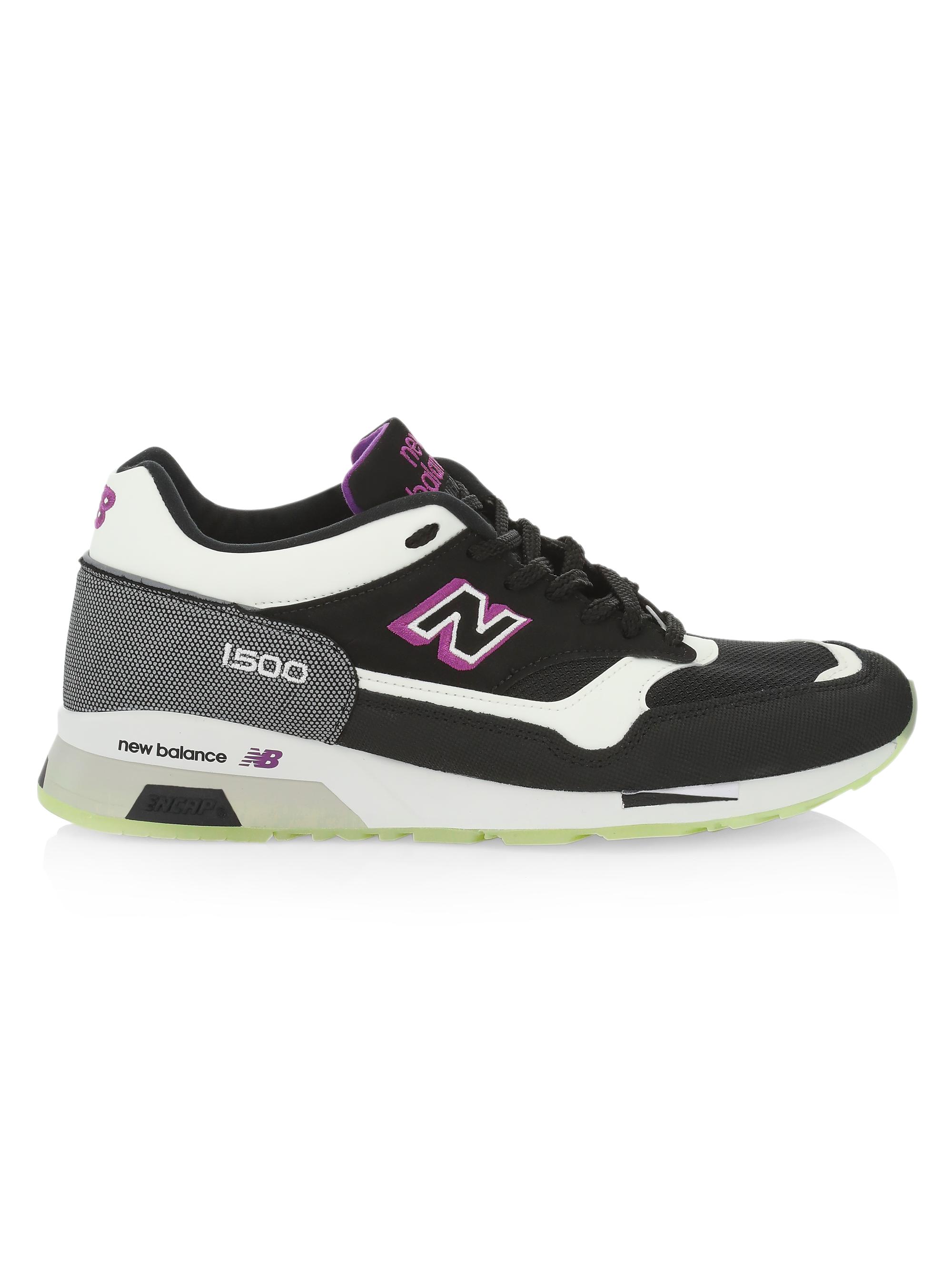 New Balance Men's Made in UK 1500 Sneakers - Black Purple