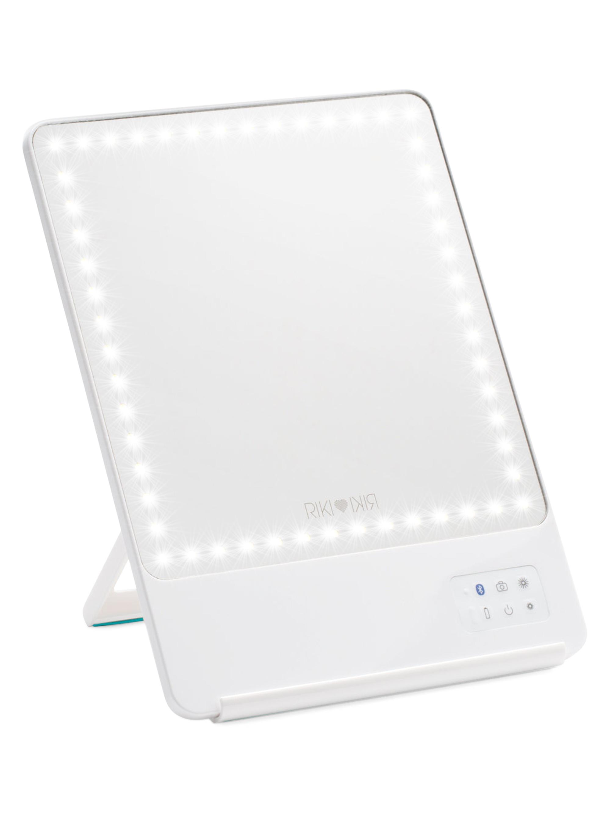 Riki Loves Riki By Glamcor Women's Riki Skinny LED Vanity & Streaming Device - White