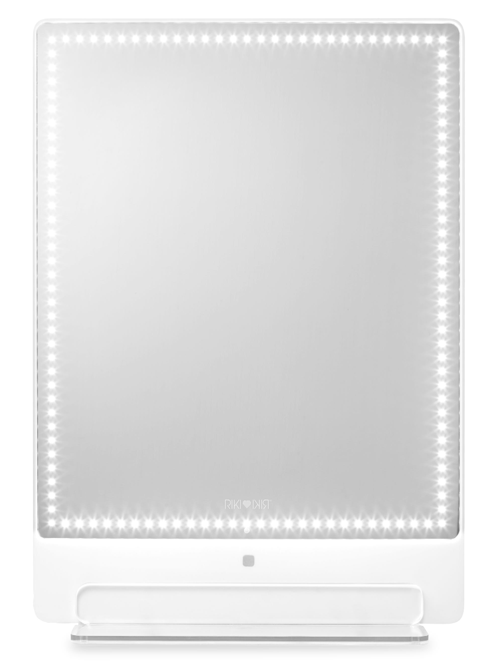 Riki Loves Riki By Glamcor Women's RIKI Tall LED Lighted Vanity Mirror - White