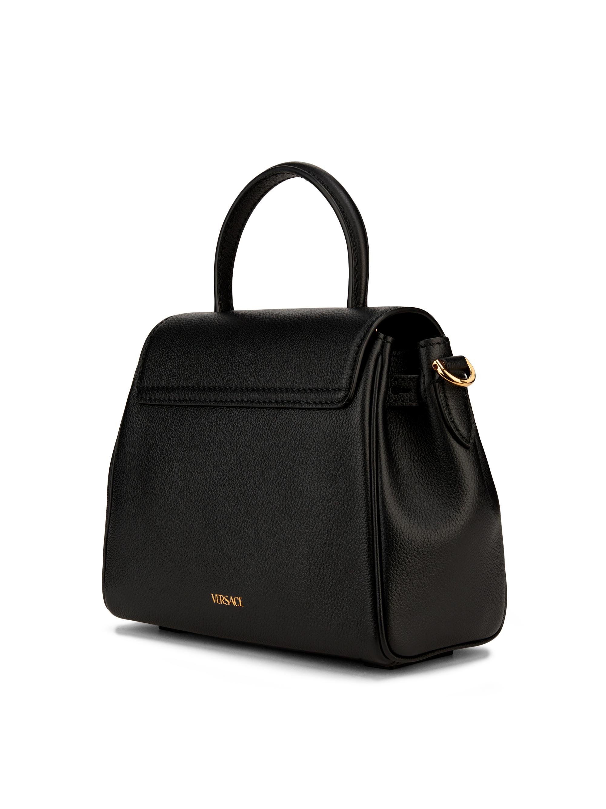 Versace Mini La Medusa Leather Top Handle Bag | Saks Fifth Avenue