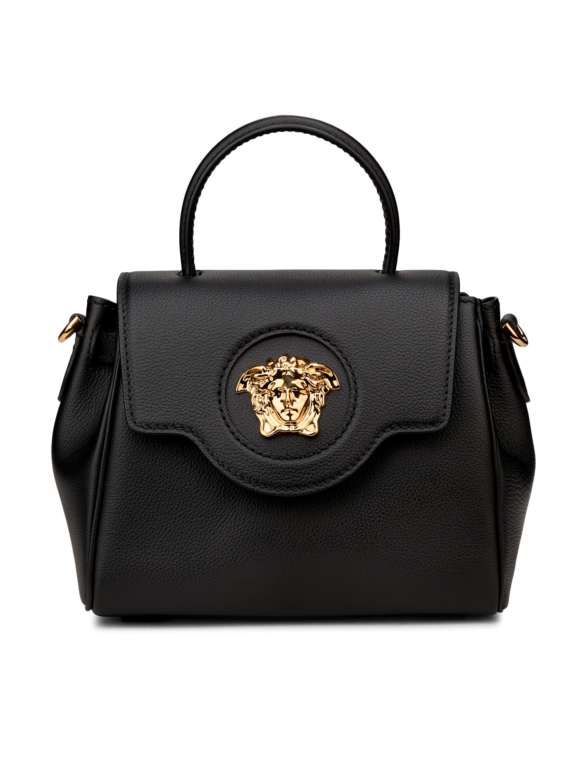 Versace Mini La Medusa Leather Top Handle Bag | Saks Fifth Avenue