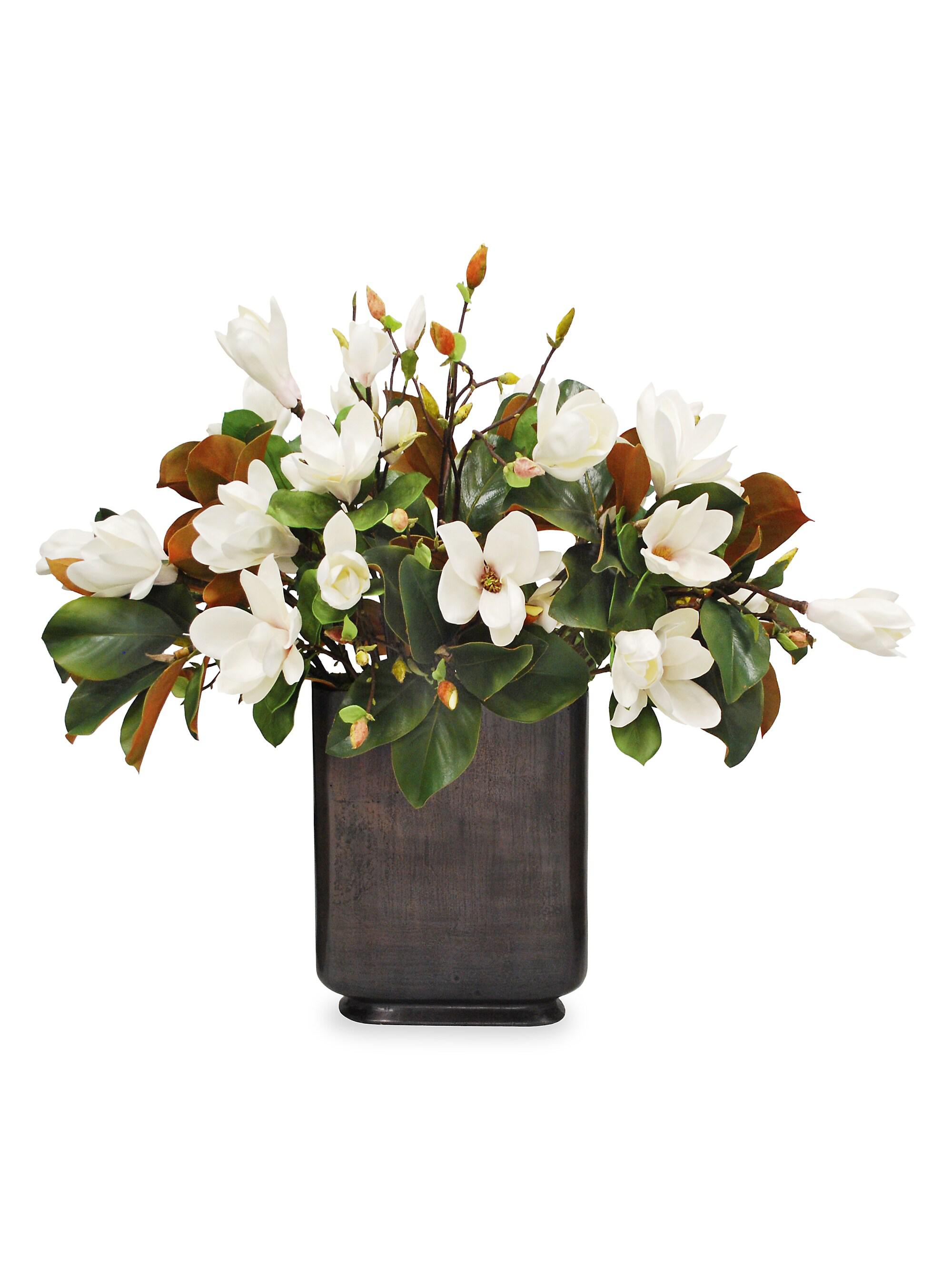 Winward Home Everyday Footed Rectangle Vase Magnolia