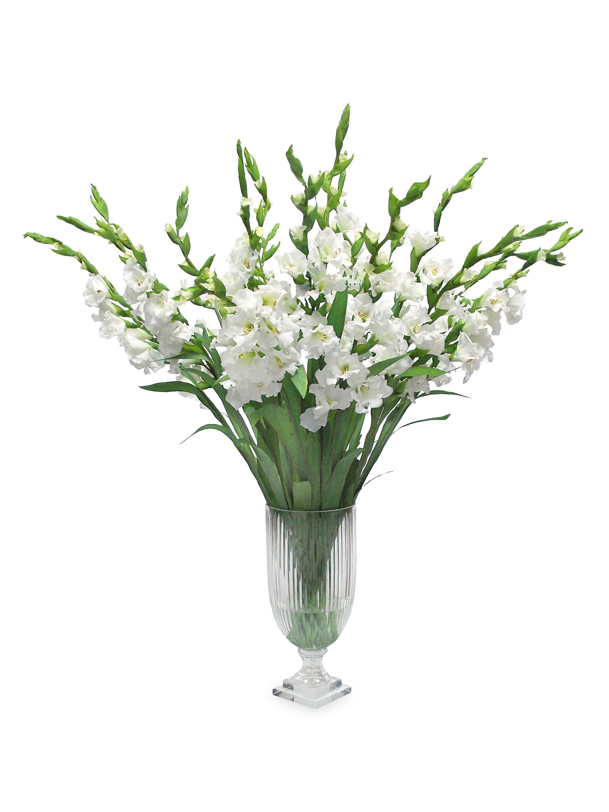 Winward Home Everyday Cut Vase White Gladiolus | Thumbnail 2