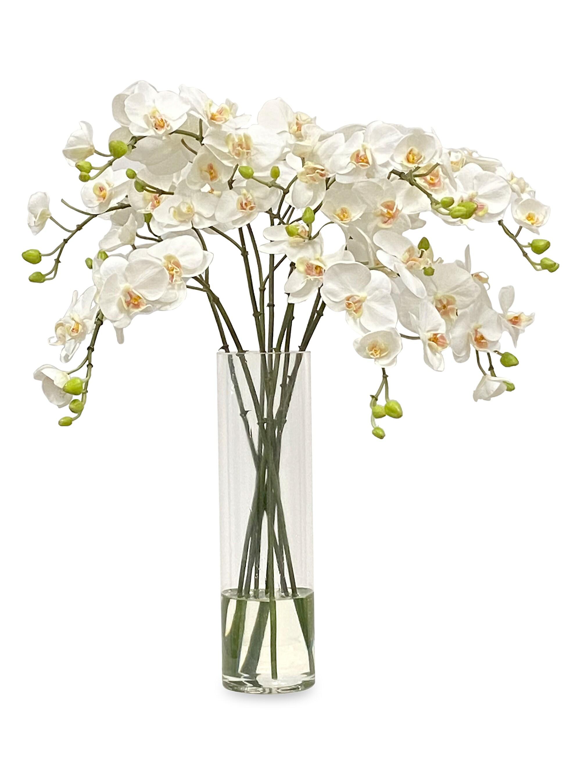 Winward Home Imitation Orchid In Slim Vase