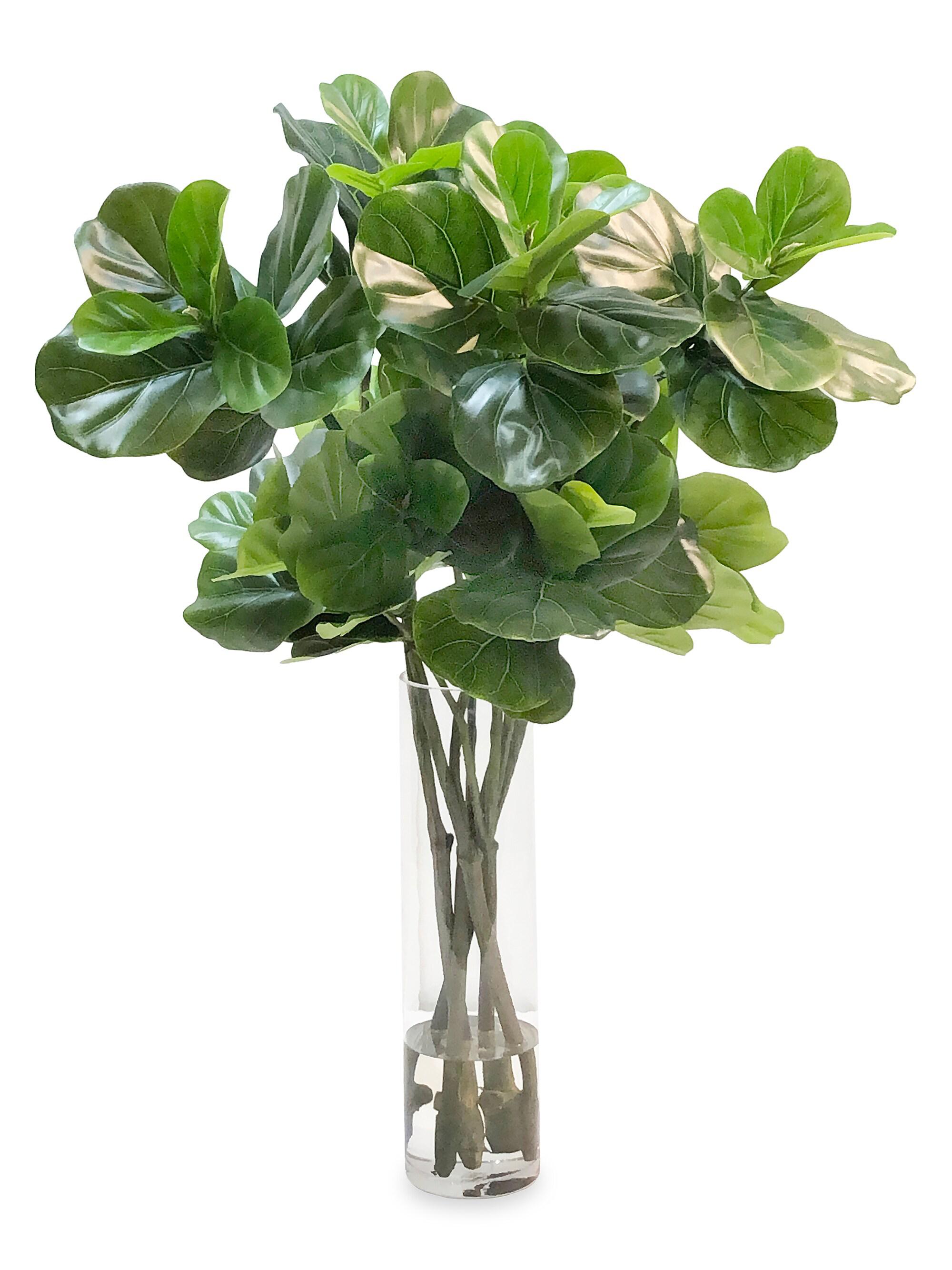 Winward Home Imitation Fiddle Leaf In Vase