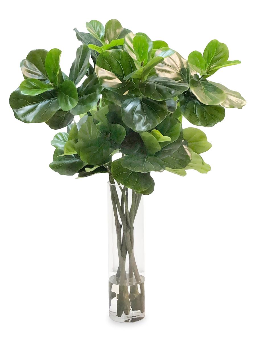 Winward Home Imitation Fiddle Leaf In Vase
