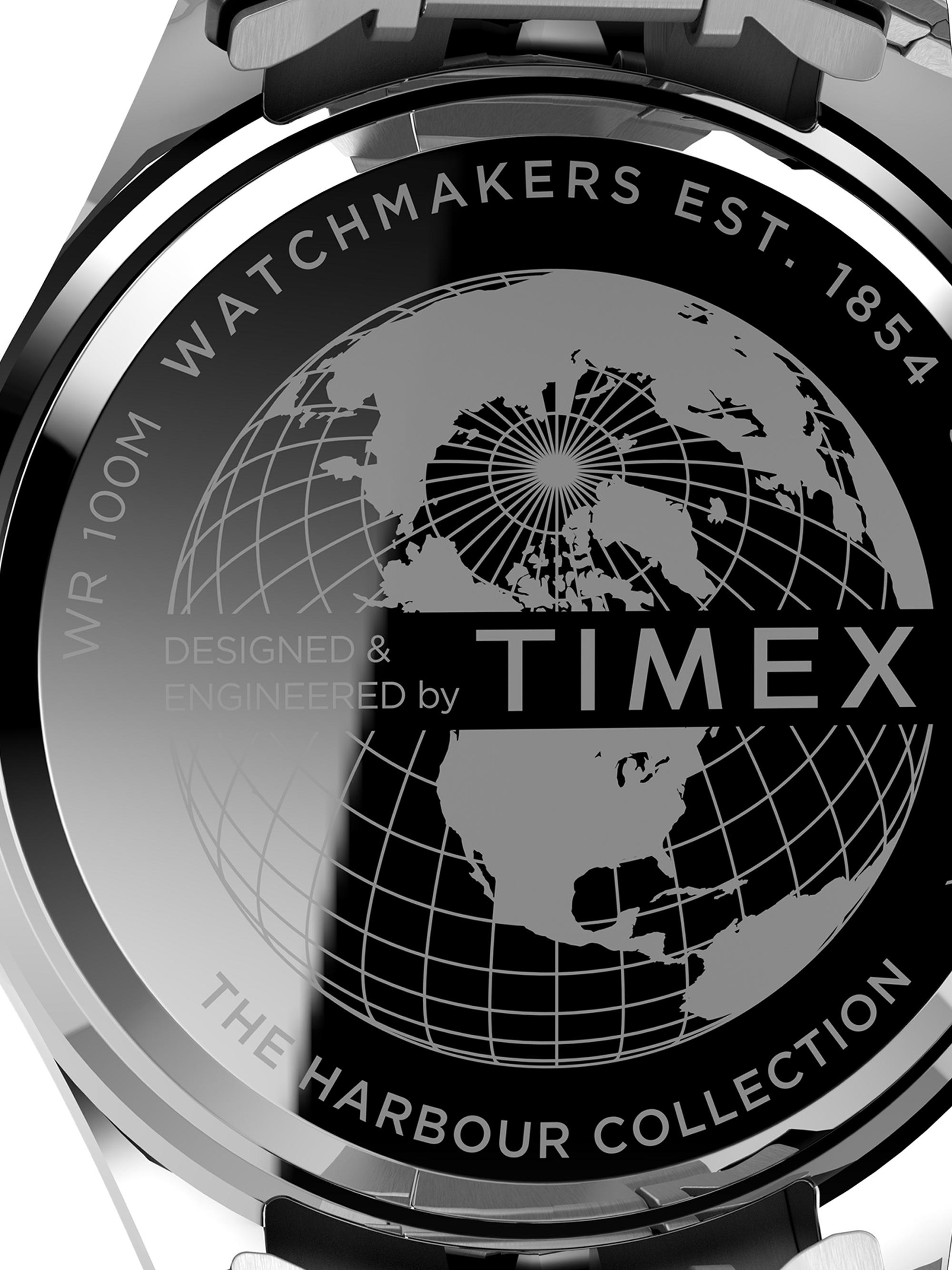 Timex Harborside Coast 3-Hand Stainless Steel Bracelet Watch