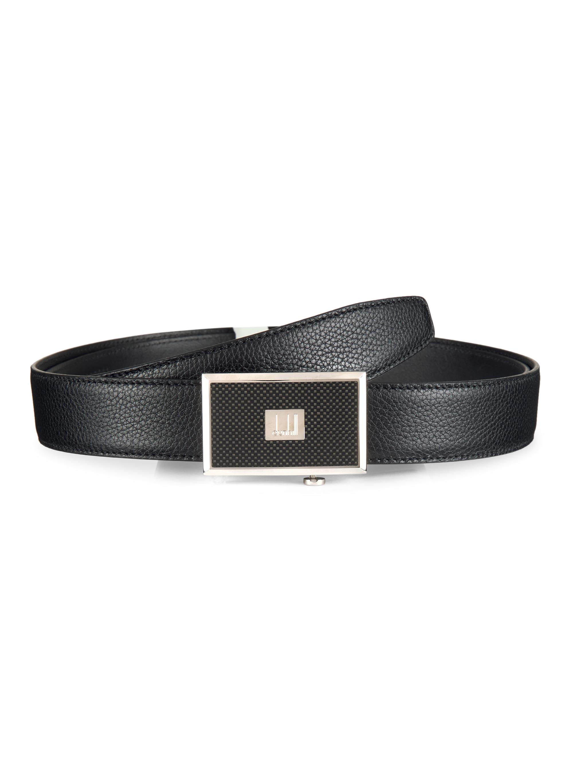dunhill Men's Legacy Automatic Buckle Belgrave Belt - Black