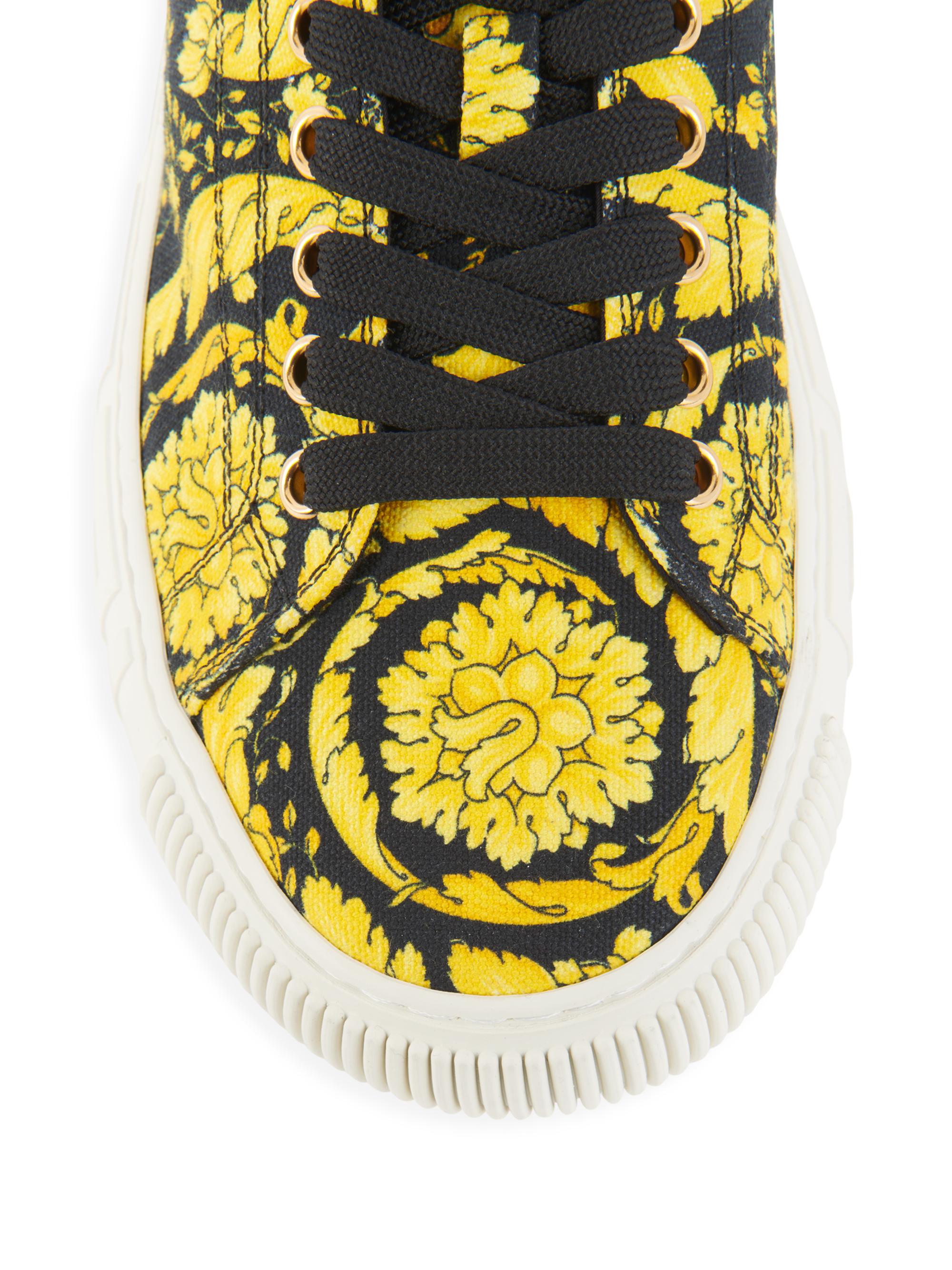 versace la greca high top sneakers