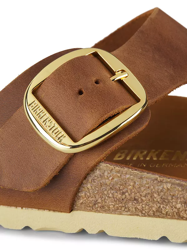 Birkenstock Limited Edition Gizeh Braid cognac oiled leather