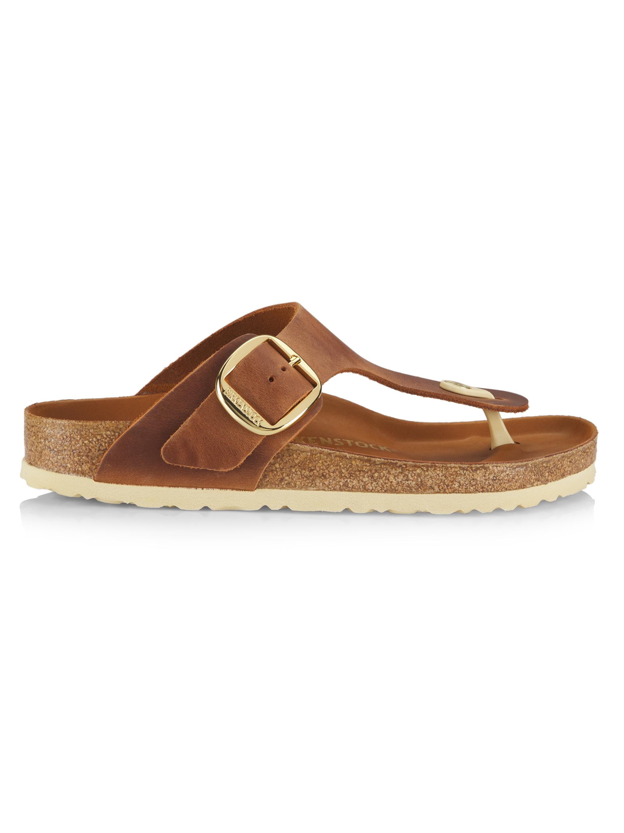 Birkenstock Madrid Big-Buckle Leather Sandals | Saks Fifth Avenue