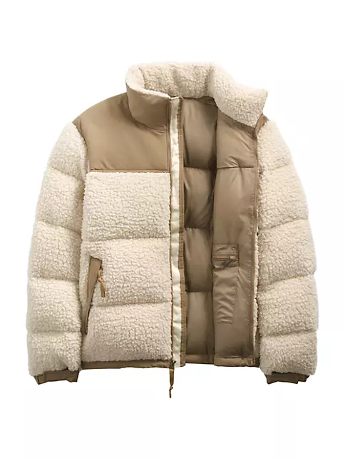 Shop The North Face Faux Shearling Nuptse Puffer Coat | Saks Fifth