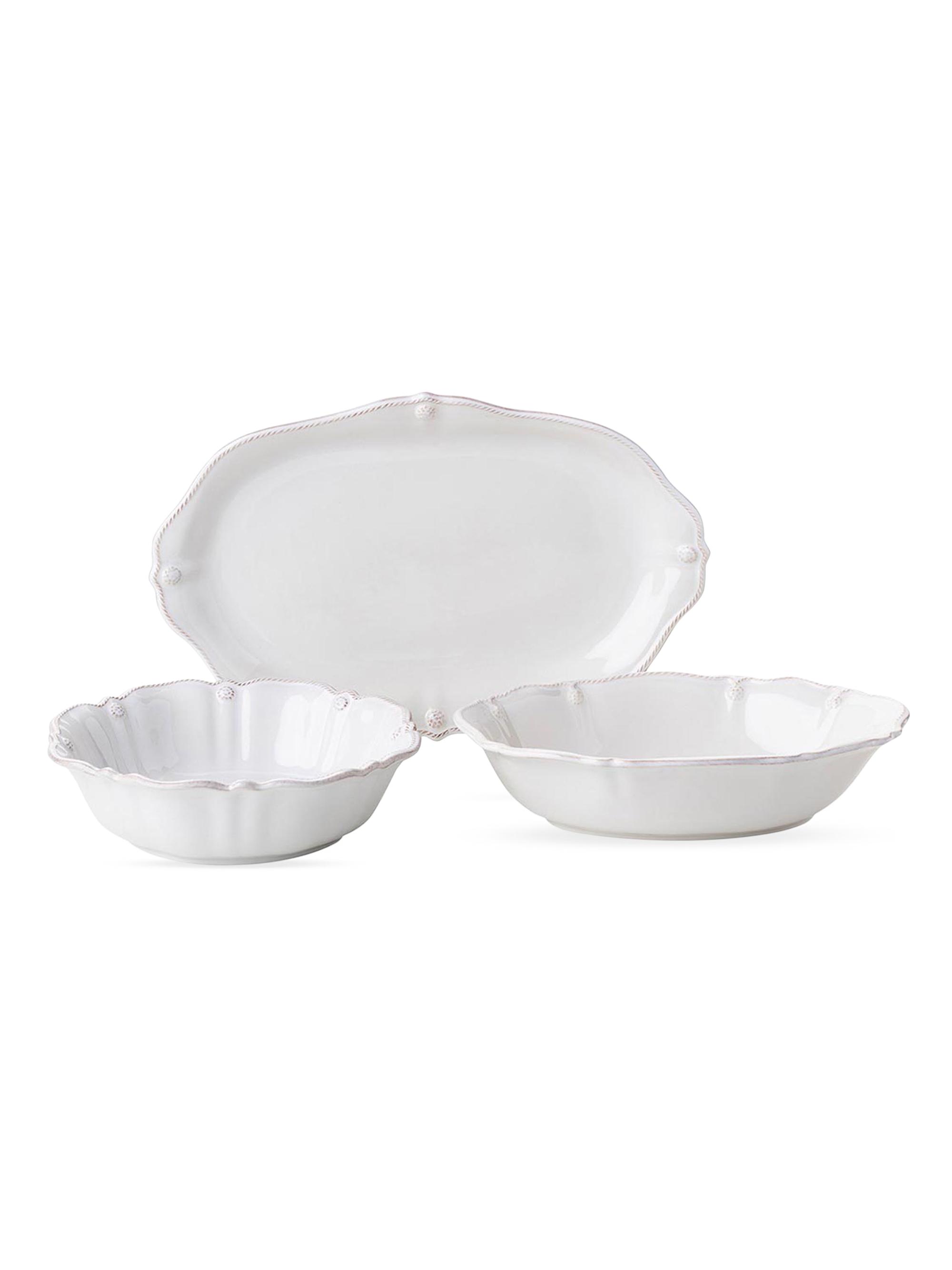 Juliska Berry & Thread 3-Piece Serving Bundle Set