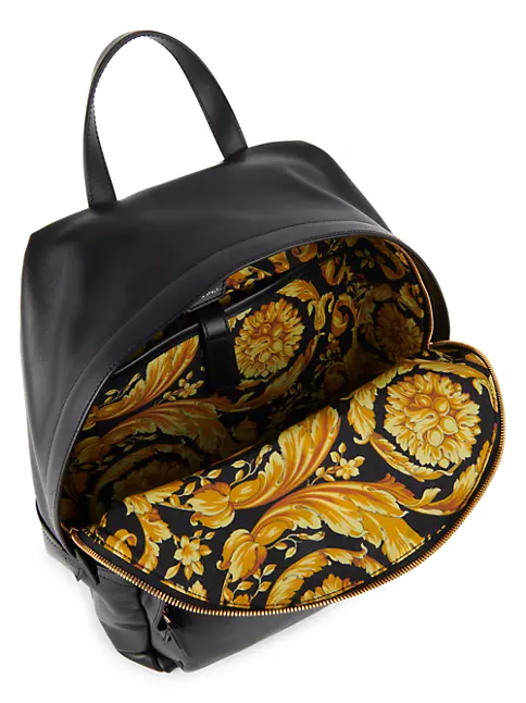 Versace Tote Bag Holdall Weekender Black Metallic Gold Medusa Handbag RARE  NEW
