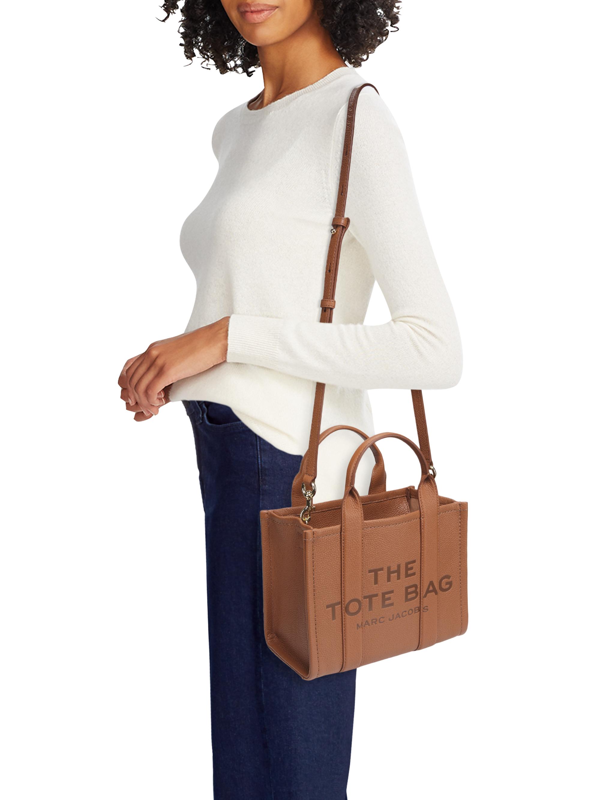 Shop Marc Jacobs The Leather Small Tote | Saks Fifth Avenue 