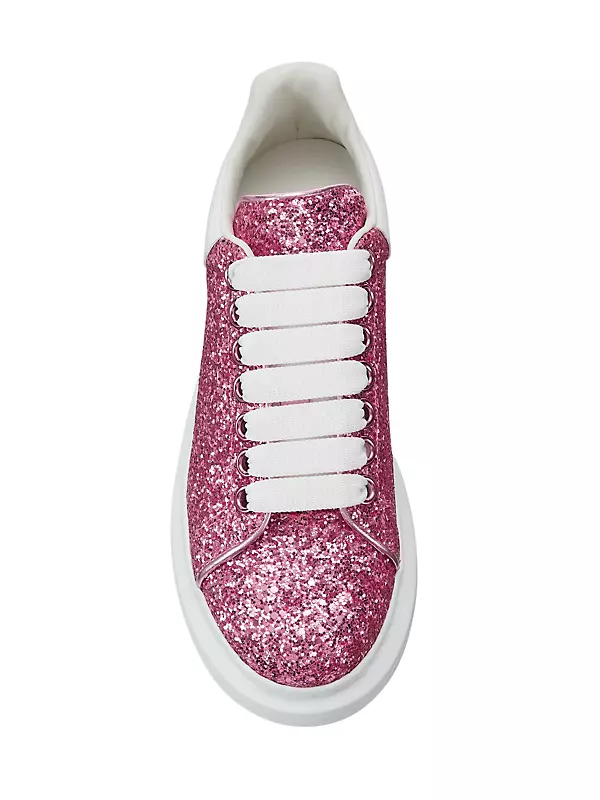 Shop Alexander McQueen Oversized Glitter Sneakers | Saks Fifth Avenue