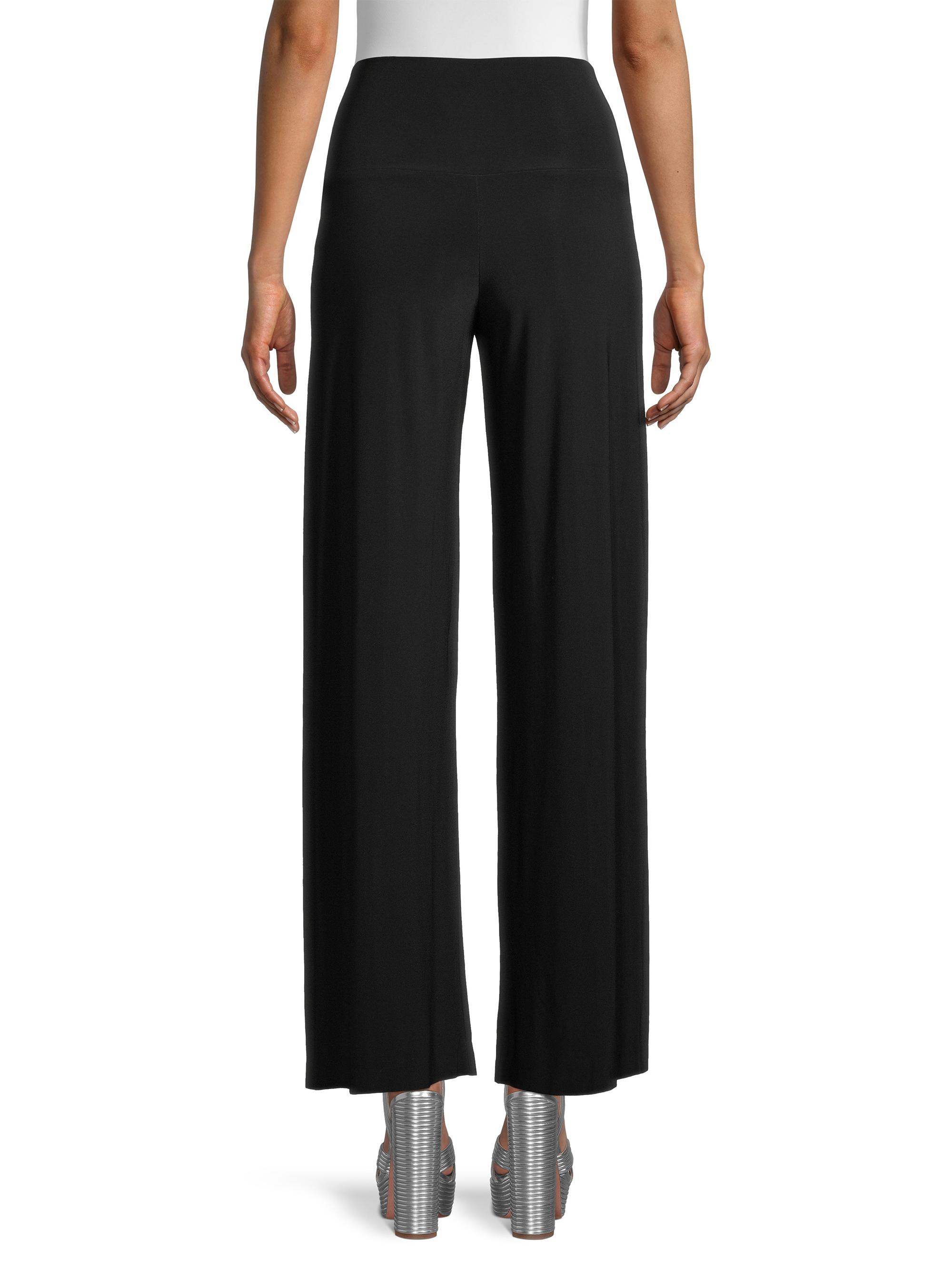 Norma Kamali High-Rise Straight-Leg Pants | Saks Fifth Avenue
