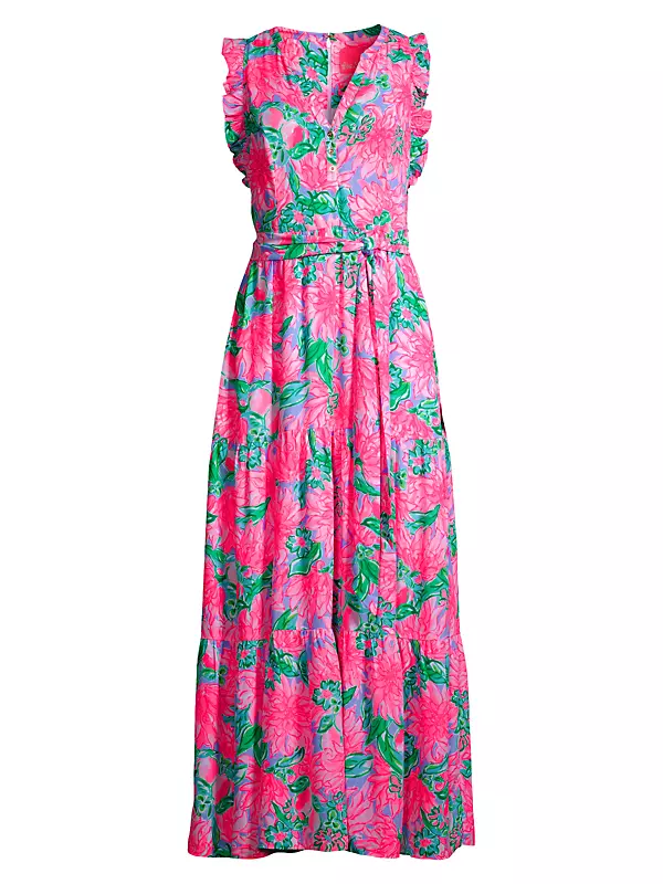 Destini Floral-Print Maxi Dress
