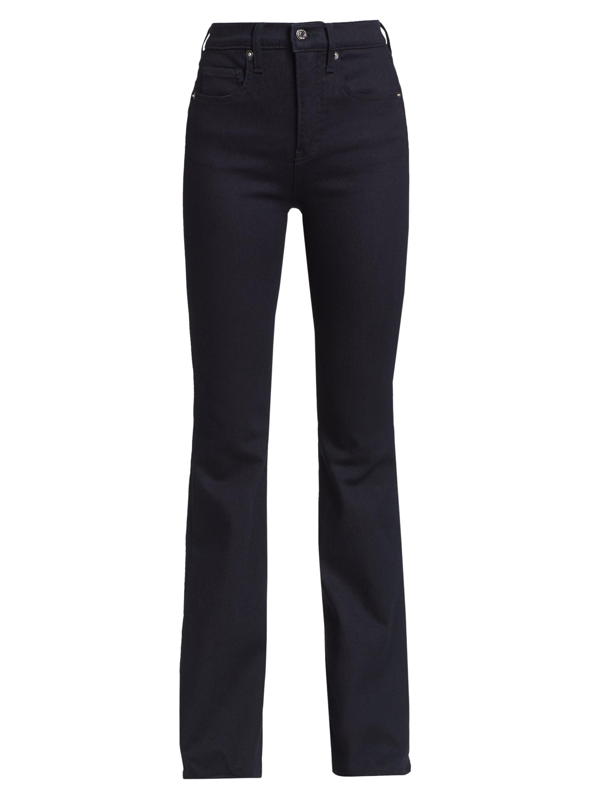 Veronica Beard Women's Beverly High-Rise Skinny Flared Pants - Indigo