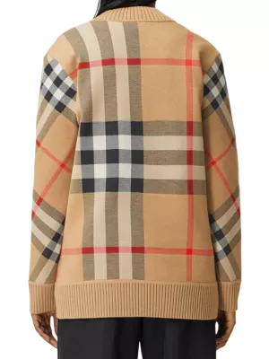 See By Chloé Oversized Checked Jacquard Shirt