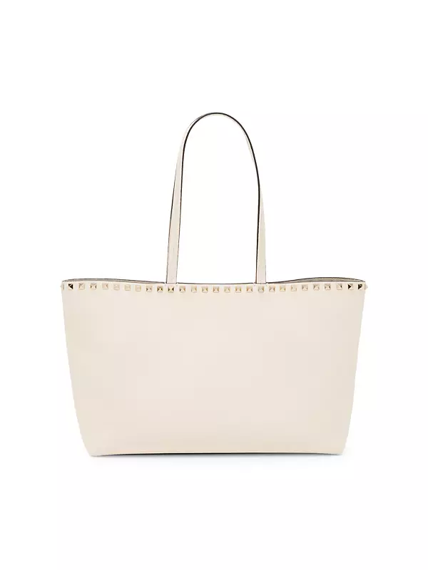 Rockstud Small Leather Tote