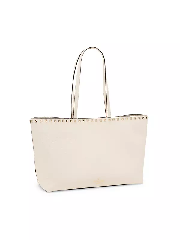 Rockstud Small Leather Tote
