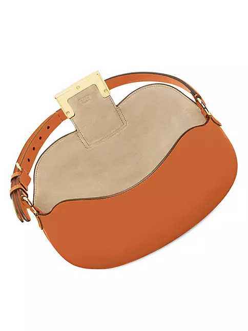 FENDI Croissant Mini leather shoulder bag · VERGLE