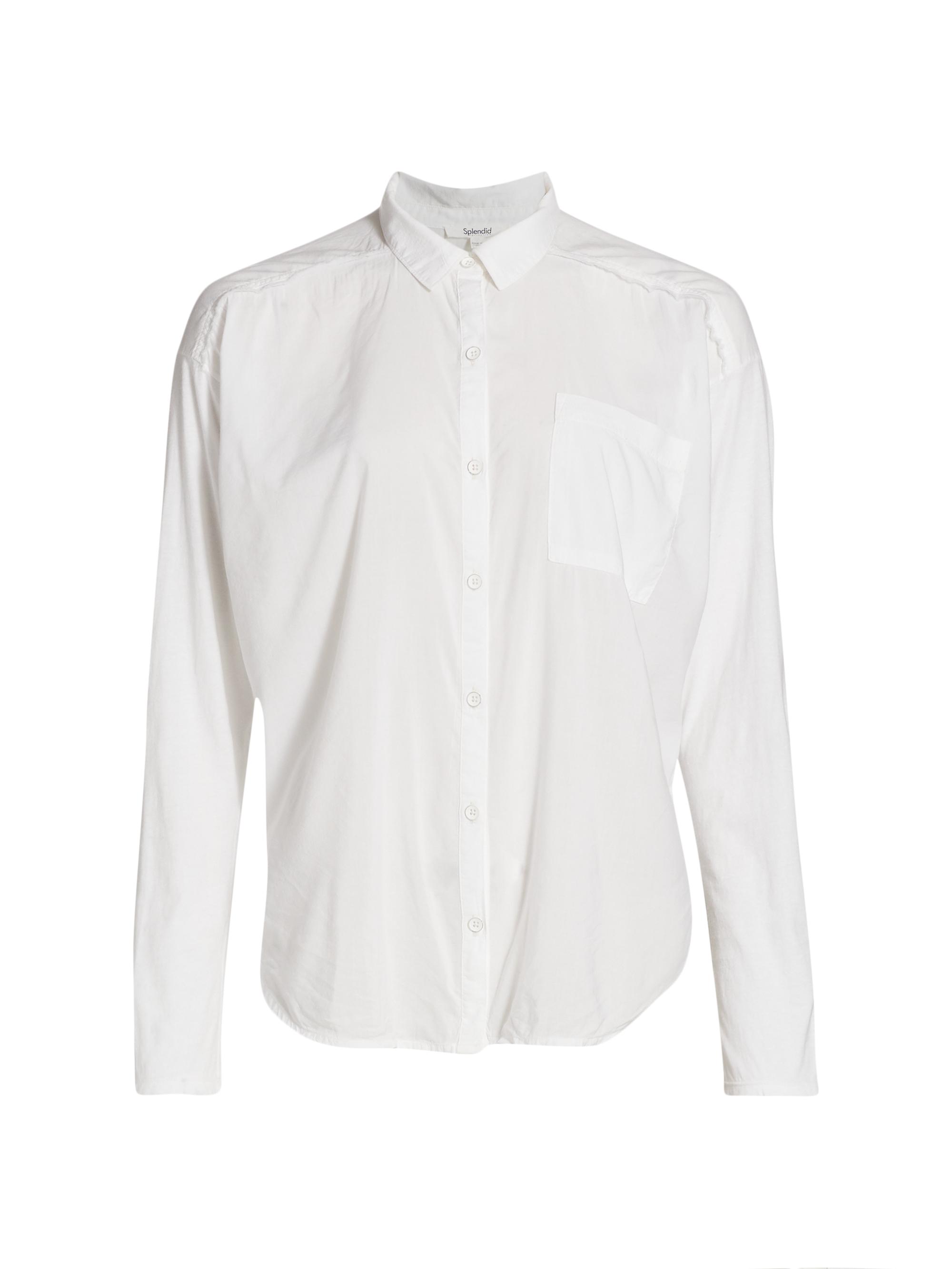 Splendid Women's Paige Button-Up Shirt - White