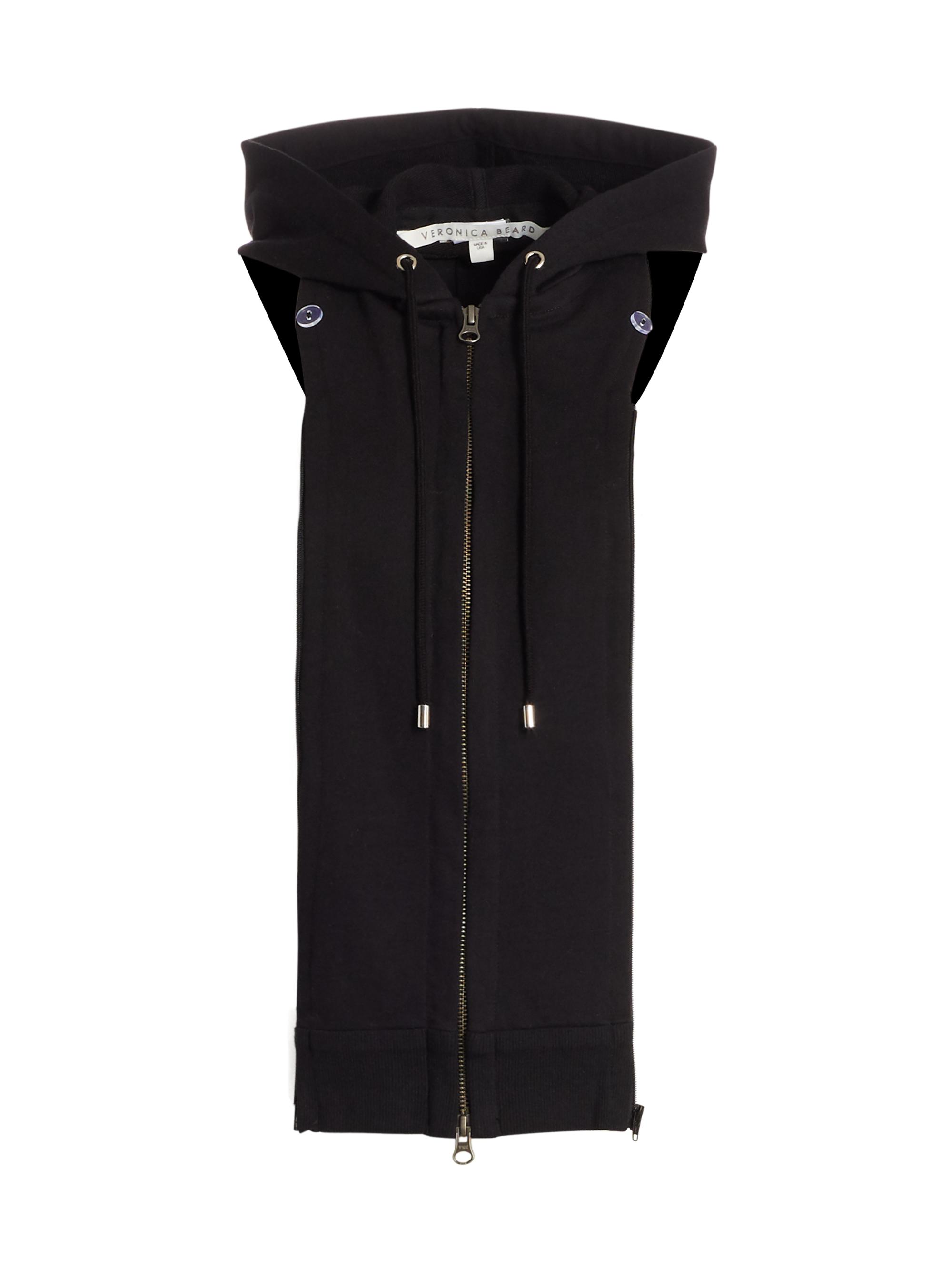 Veronica Beard Women's Hooded Dickey - Black | Thumbnail 8