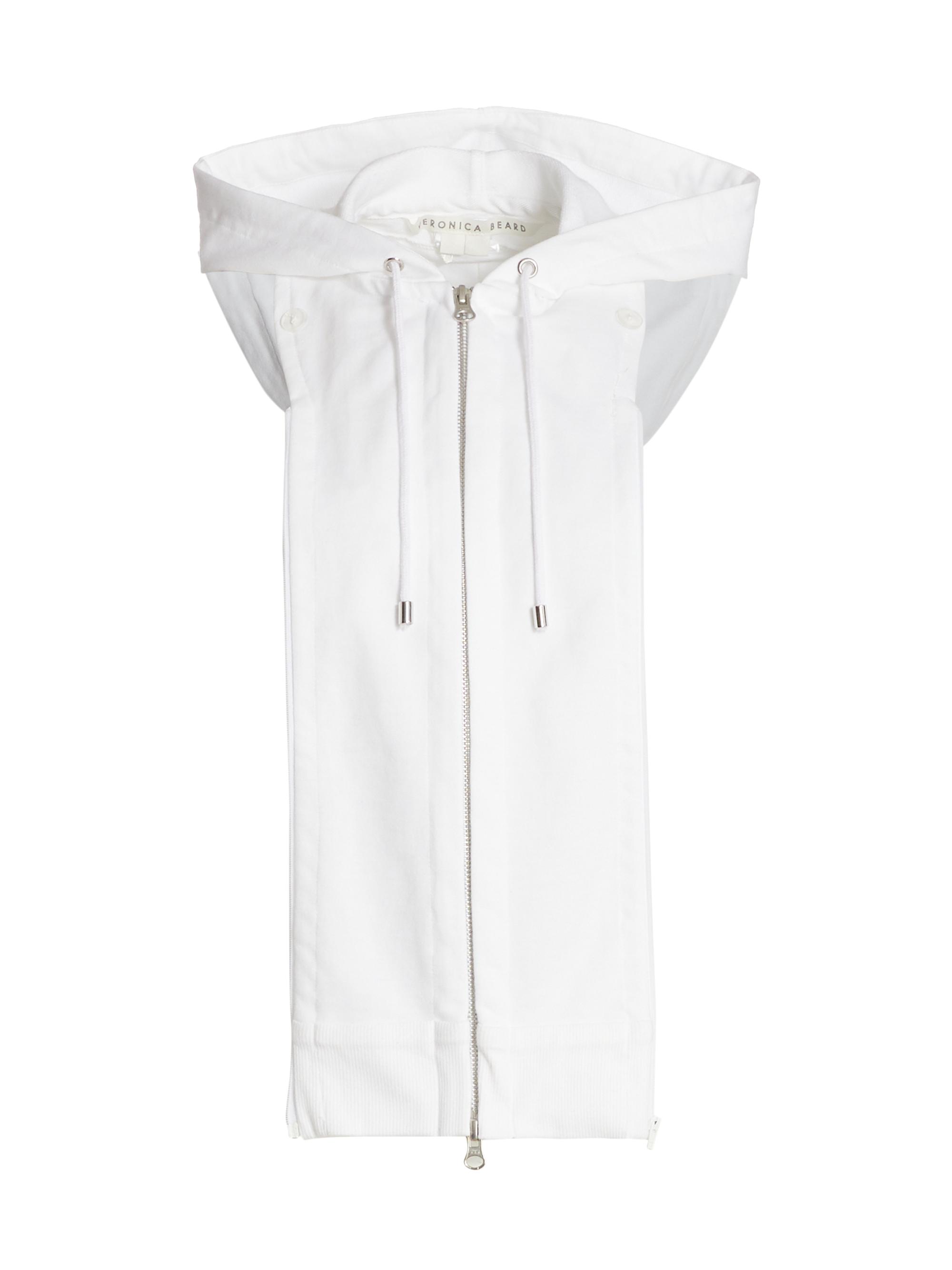 Veronica Beard Women's Hooded Dickey - White | Thumbnail 8