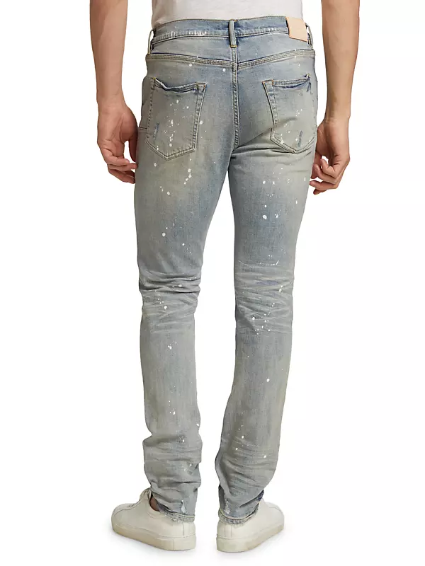 Buy PURPLE BRAND Low Rise Skinny Jeans 'Light Indigo' - P001