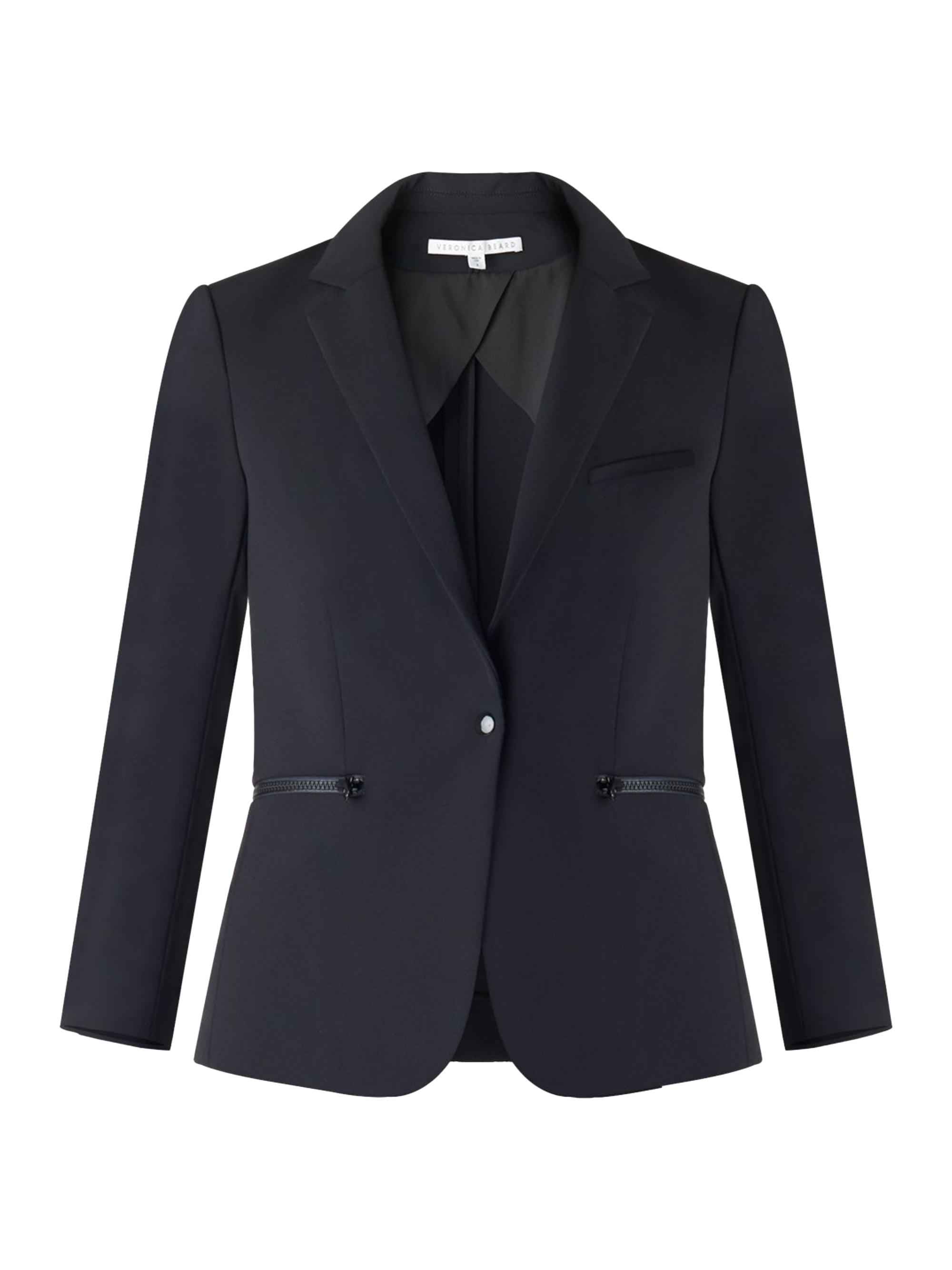 Veronica Beard Women's Core Scuba Schoolboy Jacket - Black