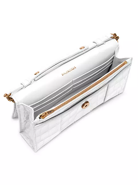 Balenciaga Hourglass Wallet on Chain (gold metallized croc-embossed)🤩 : r/ handbags