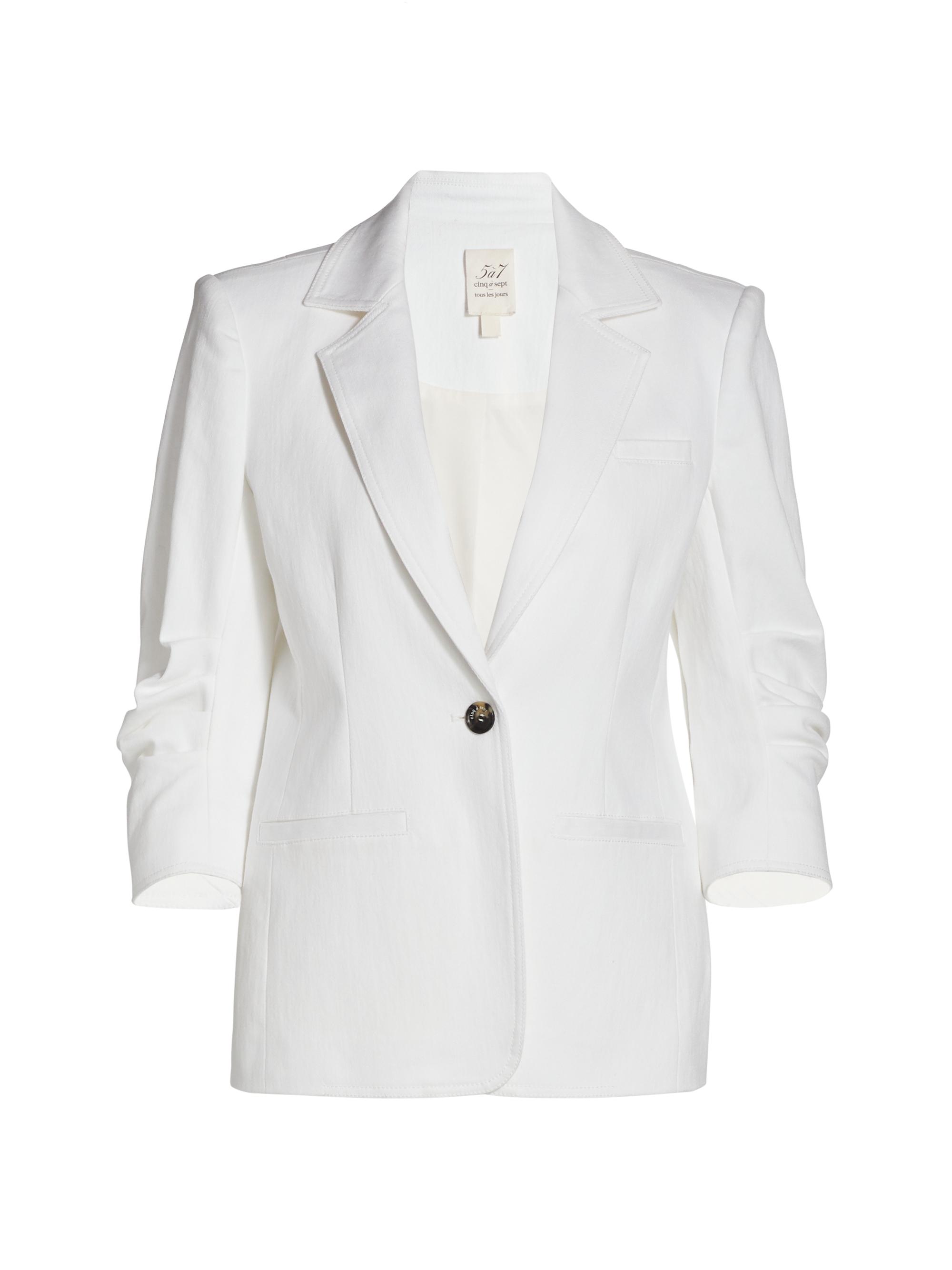 Cinq à Sept Women's Khloe Denim Blazer - White