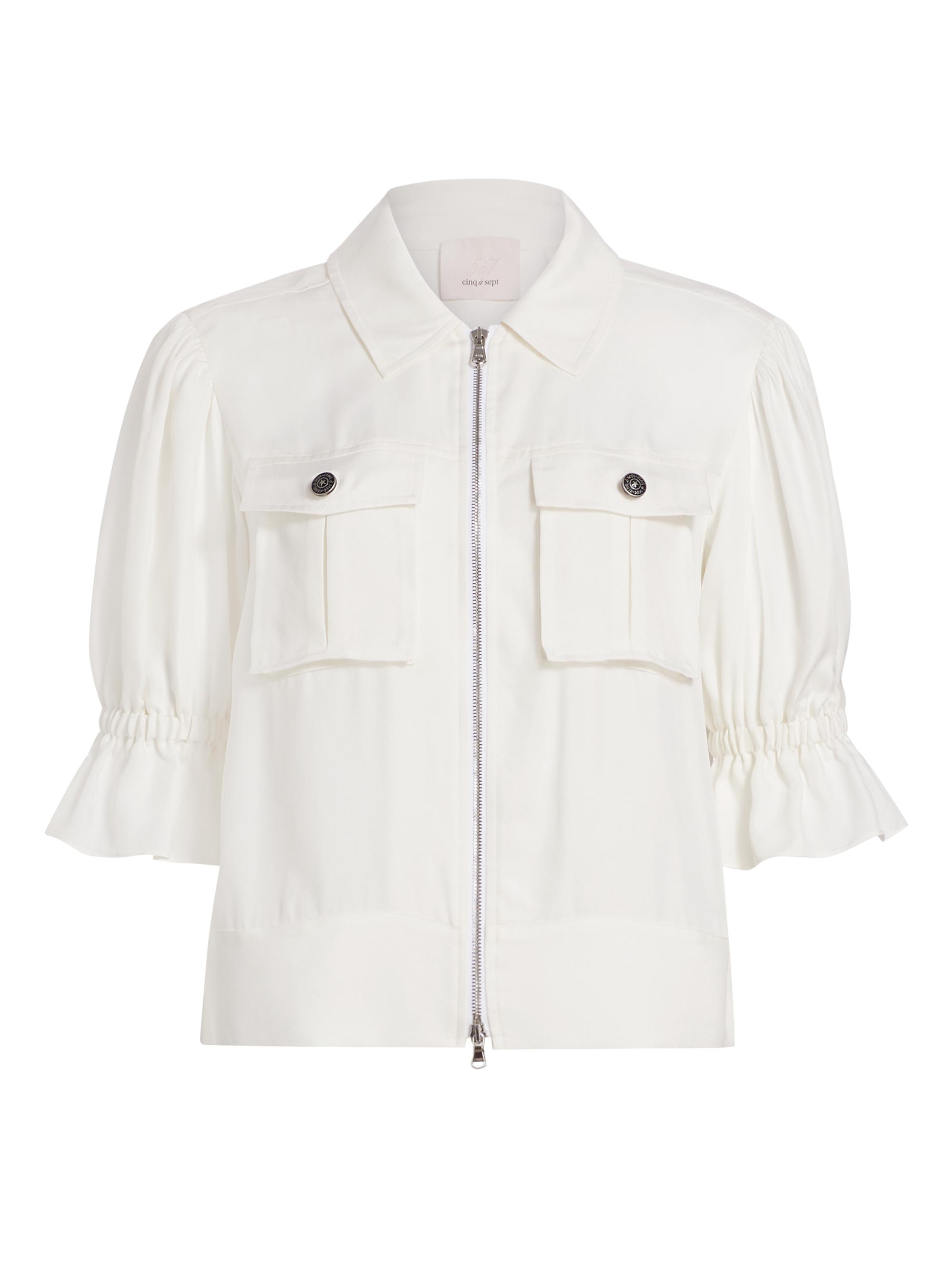 Cinq à Sept Women's Holly Puff-Sleeve Utility Jacket -
