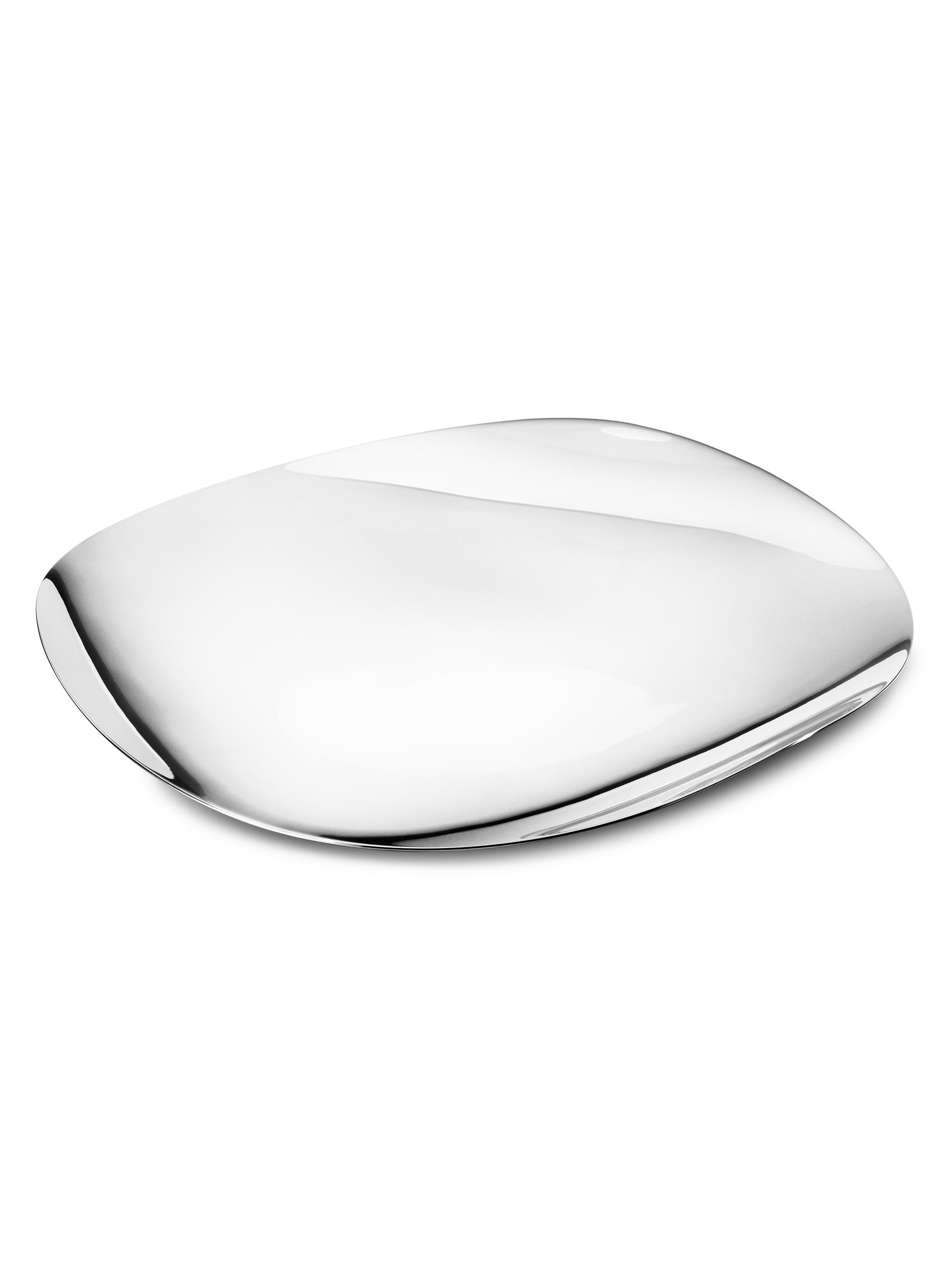 Georg Jensen Cobra Stainless Steel Serving Platter & Charger Plate